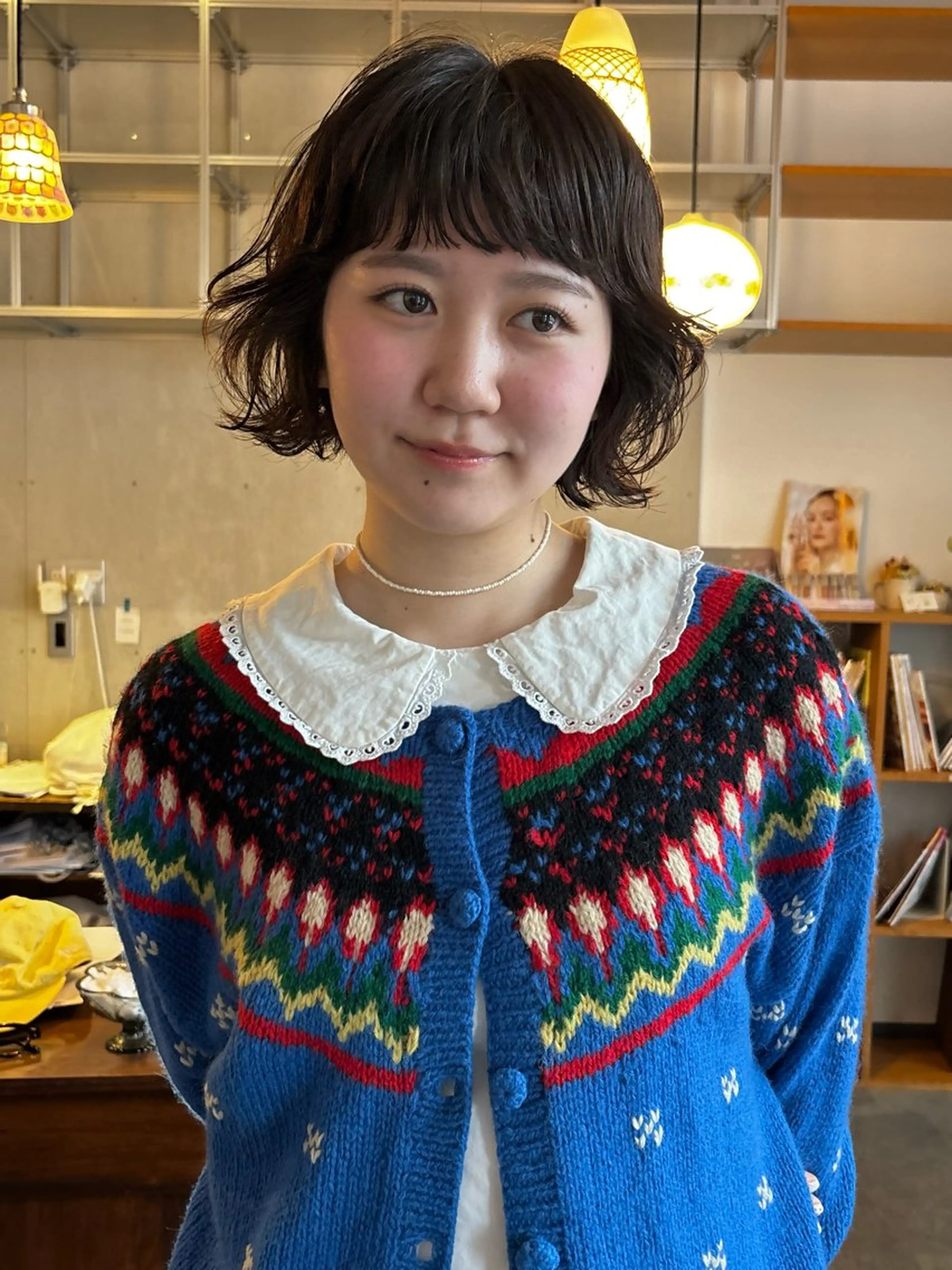 ショート パーマ 小日向 沙織のヘアスタイル