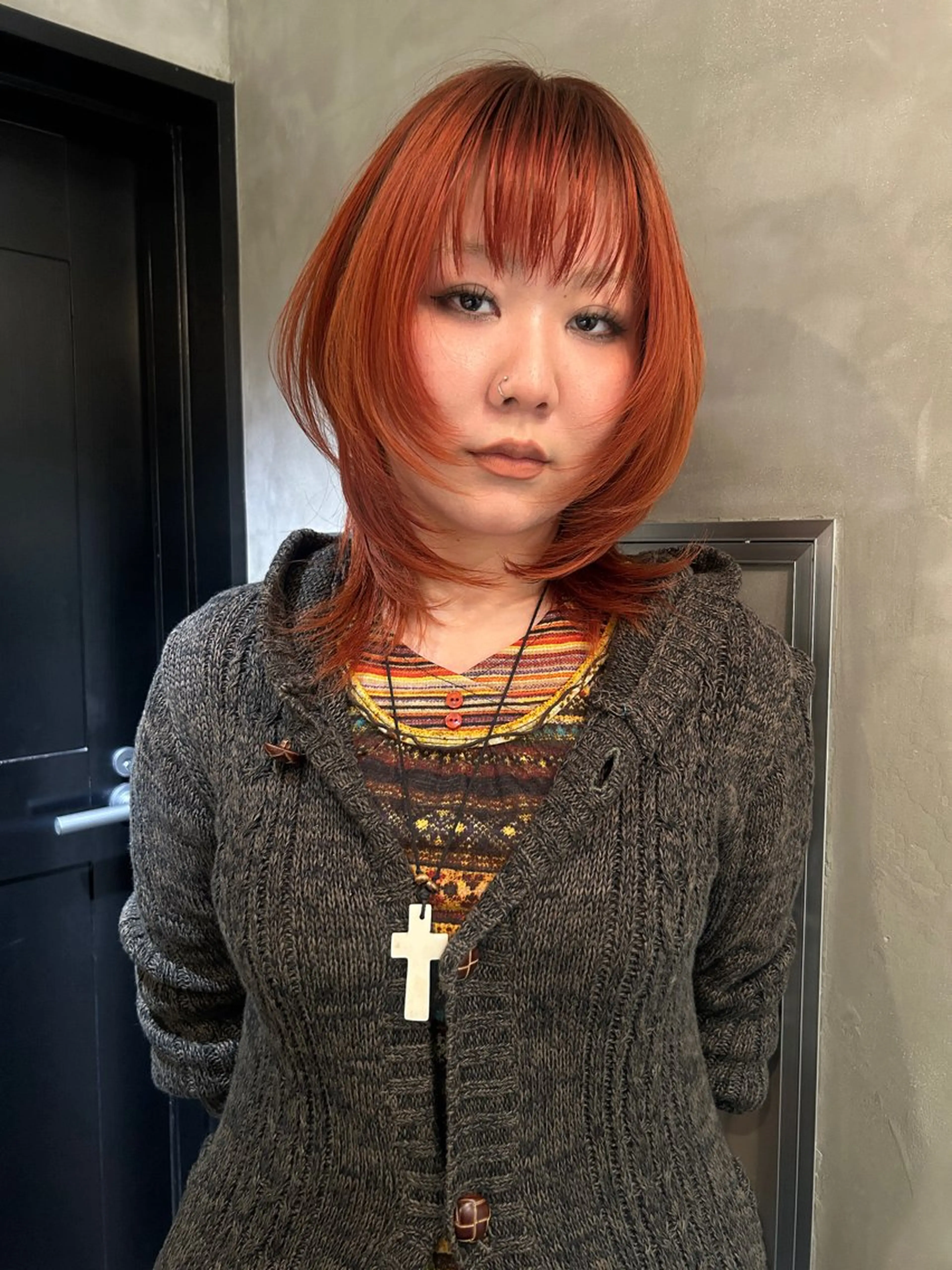 ミディアム カラー ヘアカラー トリートメント デザイン/アレンジ ❤︎イシイレイのヘアスタイル