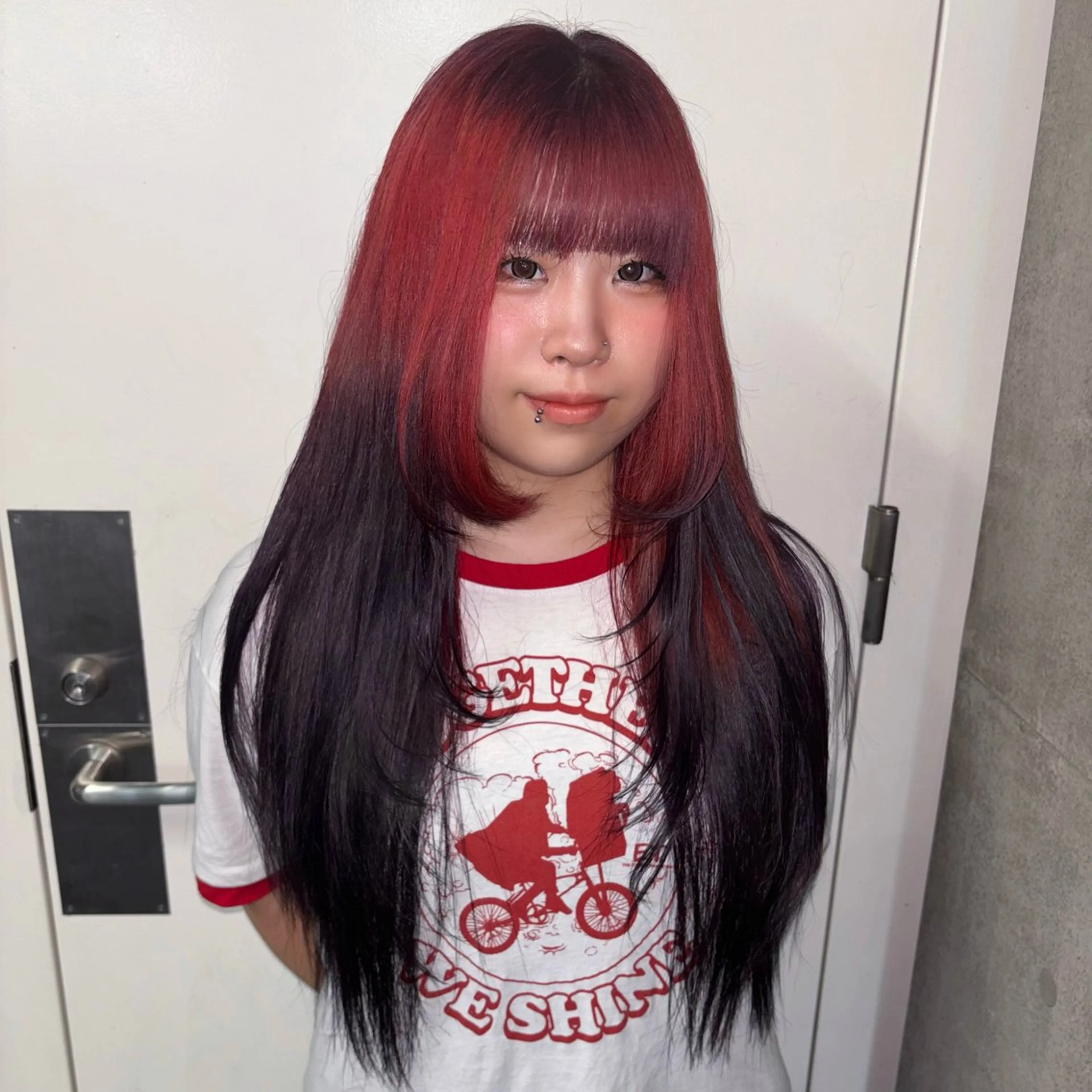 ロング カラー 💫miyu💫デザ インカラー/アレンジのヘアスタイル