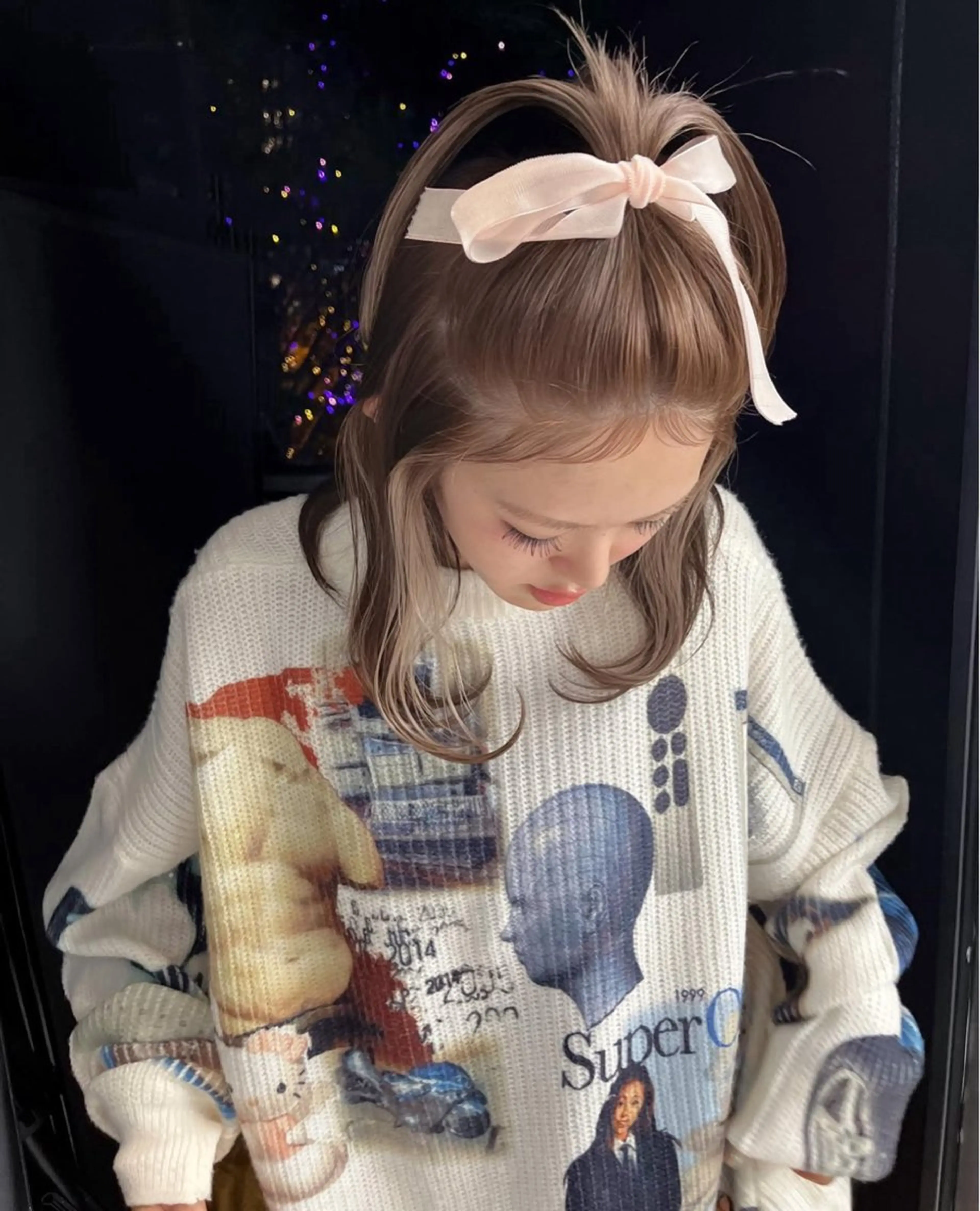 🌟🌟チャンモリパーマ＋透明感カラー🔆💙の写真