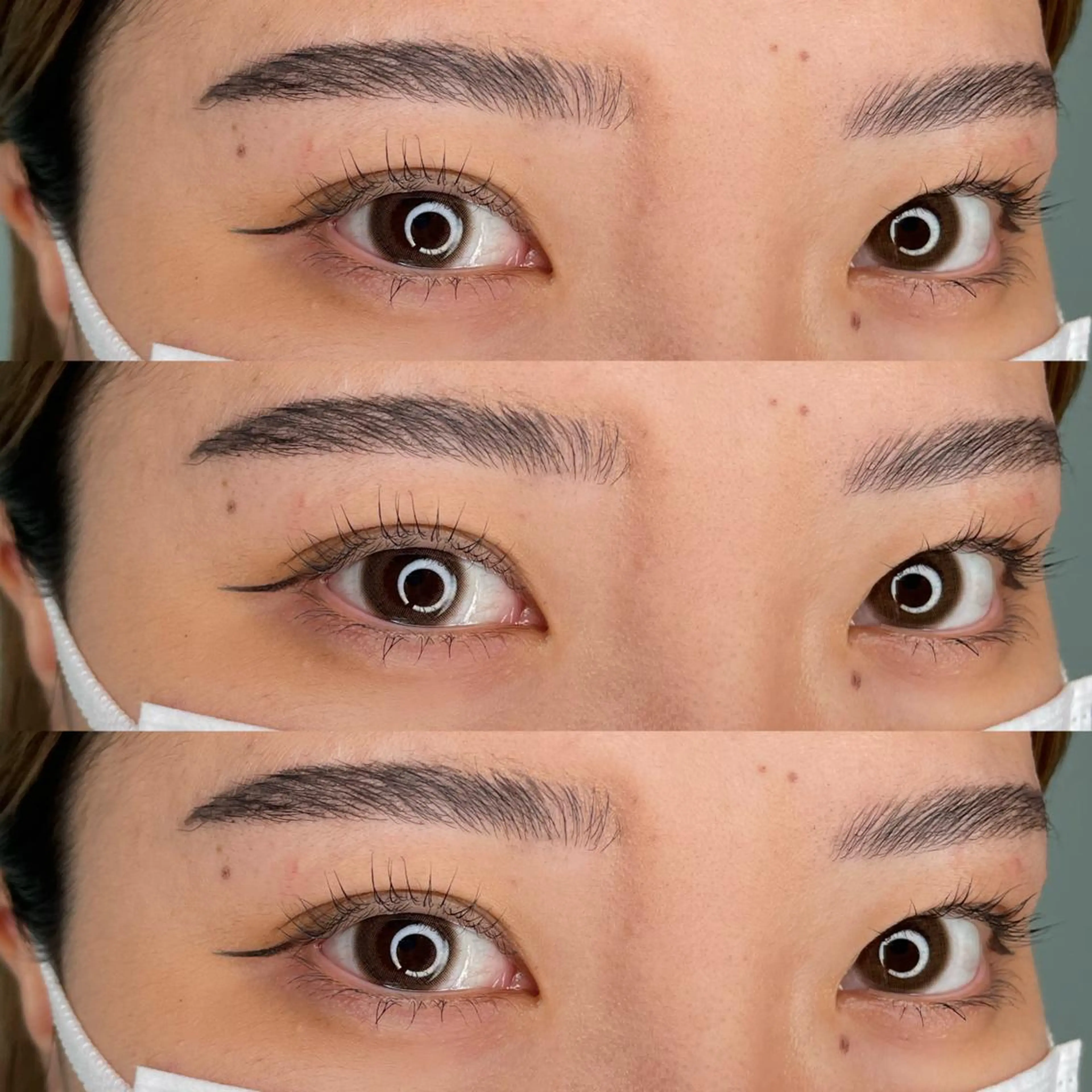 マツエク・マツパ アイブロウ マツパ LILY 猪瀬 ෆ‪ LED/パリ/束感のマツエク・マツパデザイン