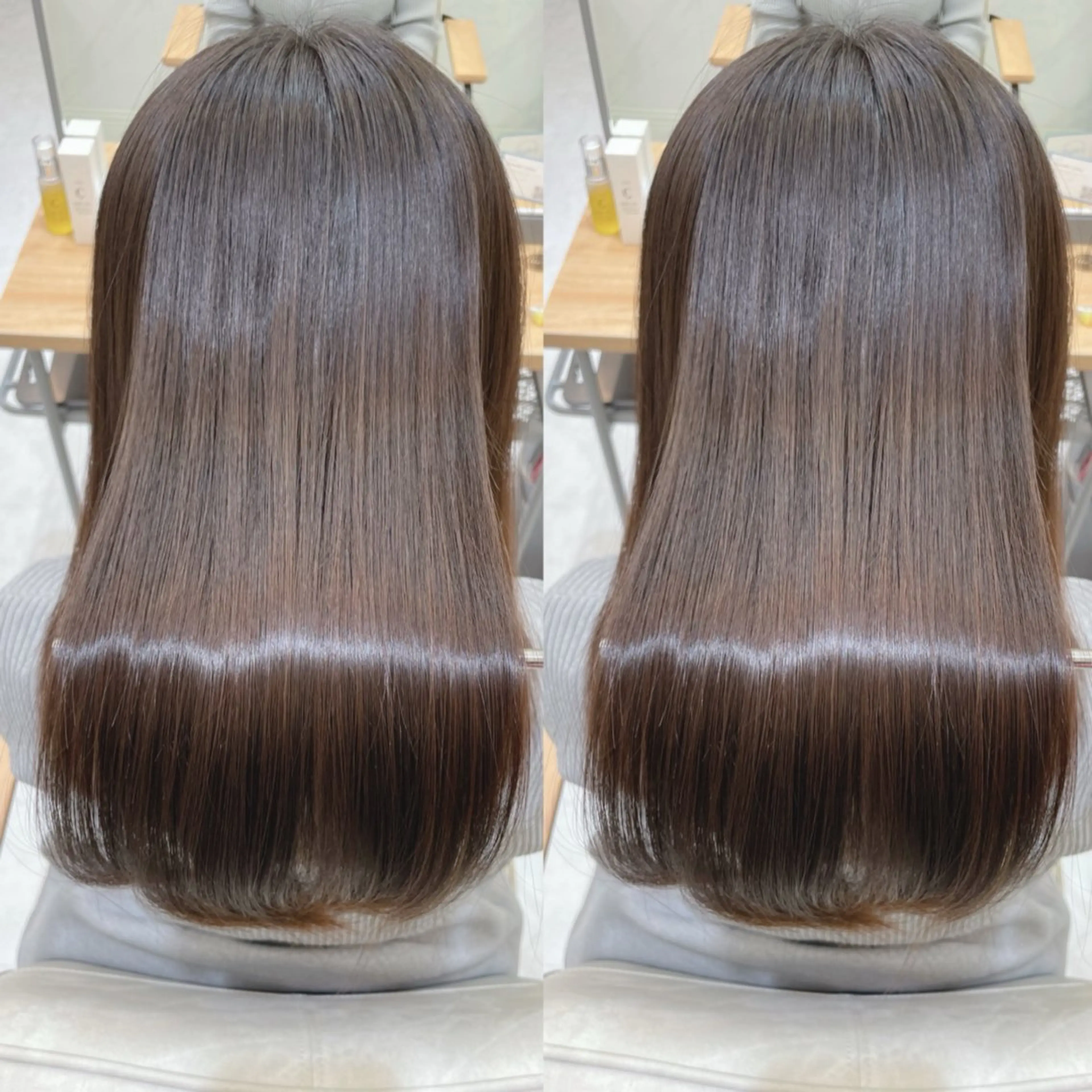 セミロング 縮毛矯正 縮毛矯正 トリートメント 有田 仁志のヘアスタイル