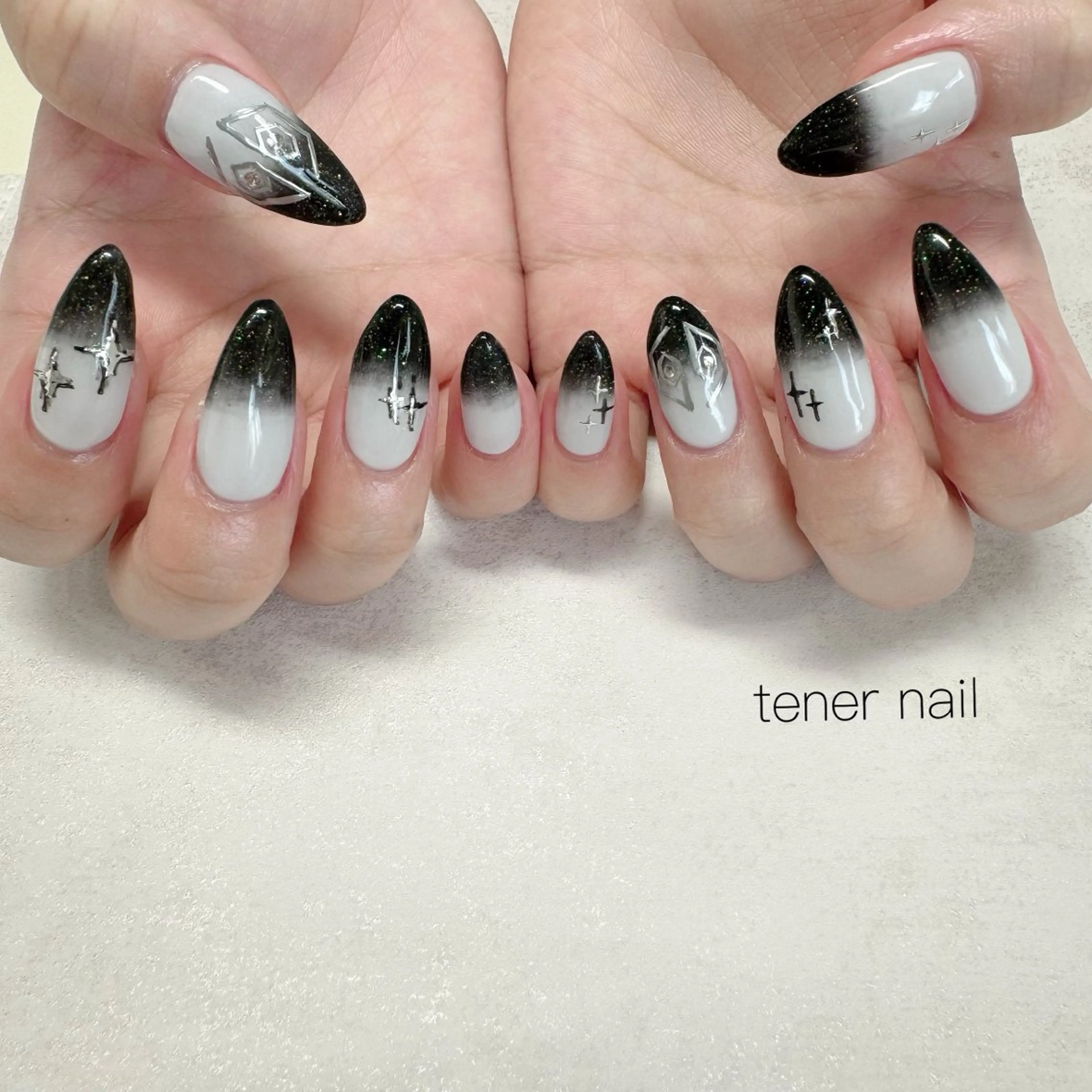 ネイル グラデーション ハンドネイル テネルネイル tener nailのネイルデザイン