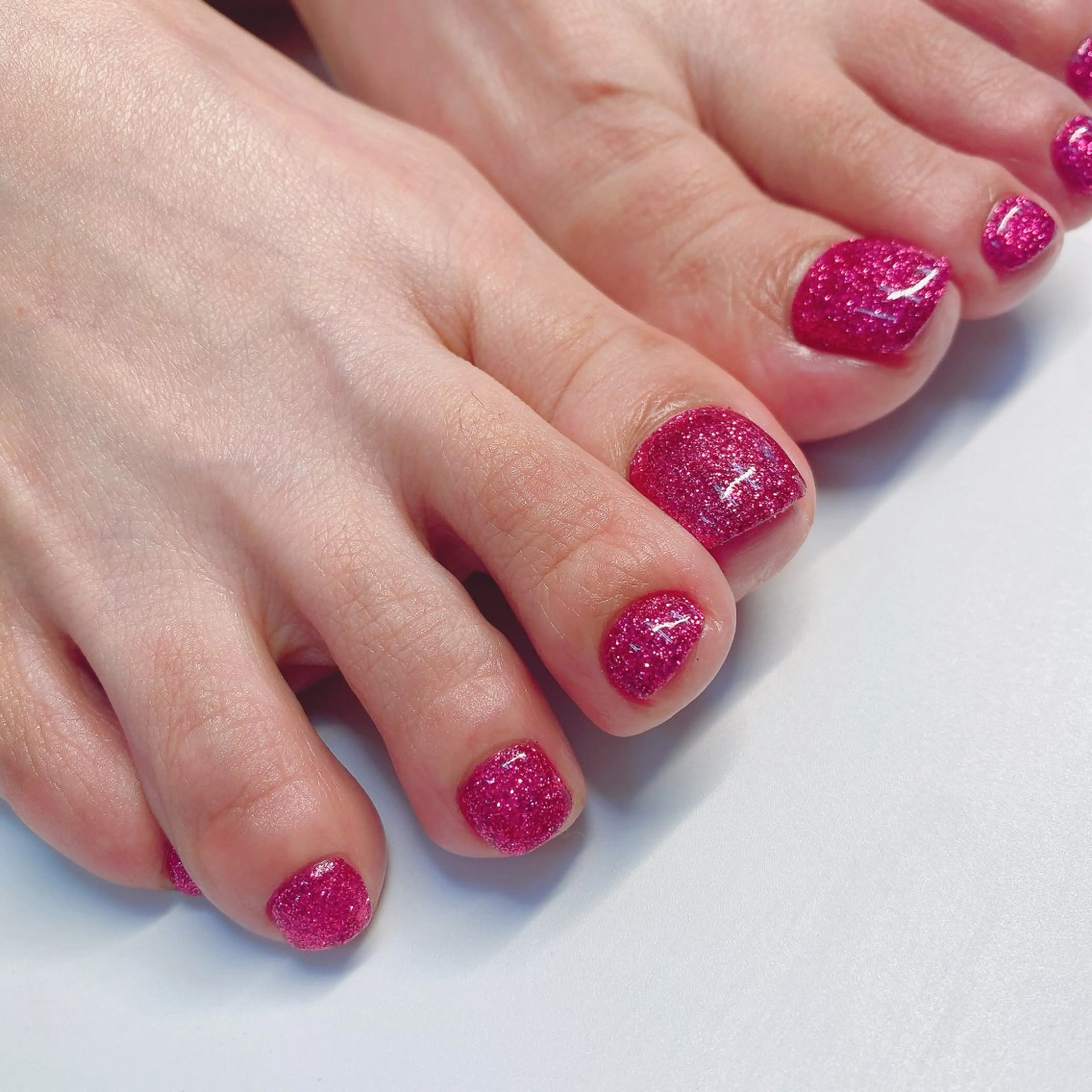 ネイル フットネイル ラメ(グリッター) 石原 夕華のネイルデザイン