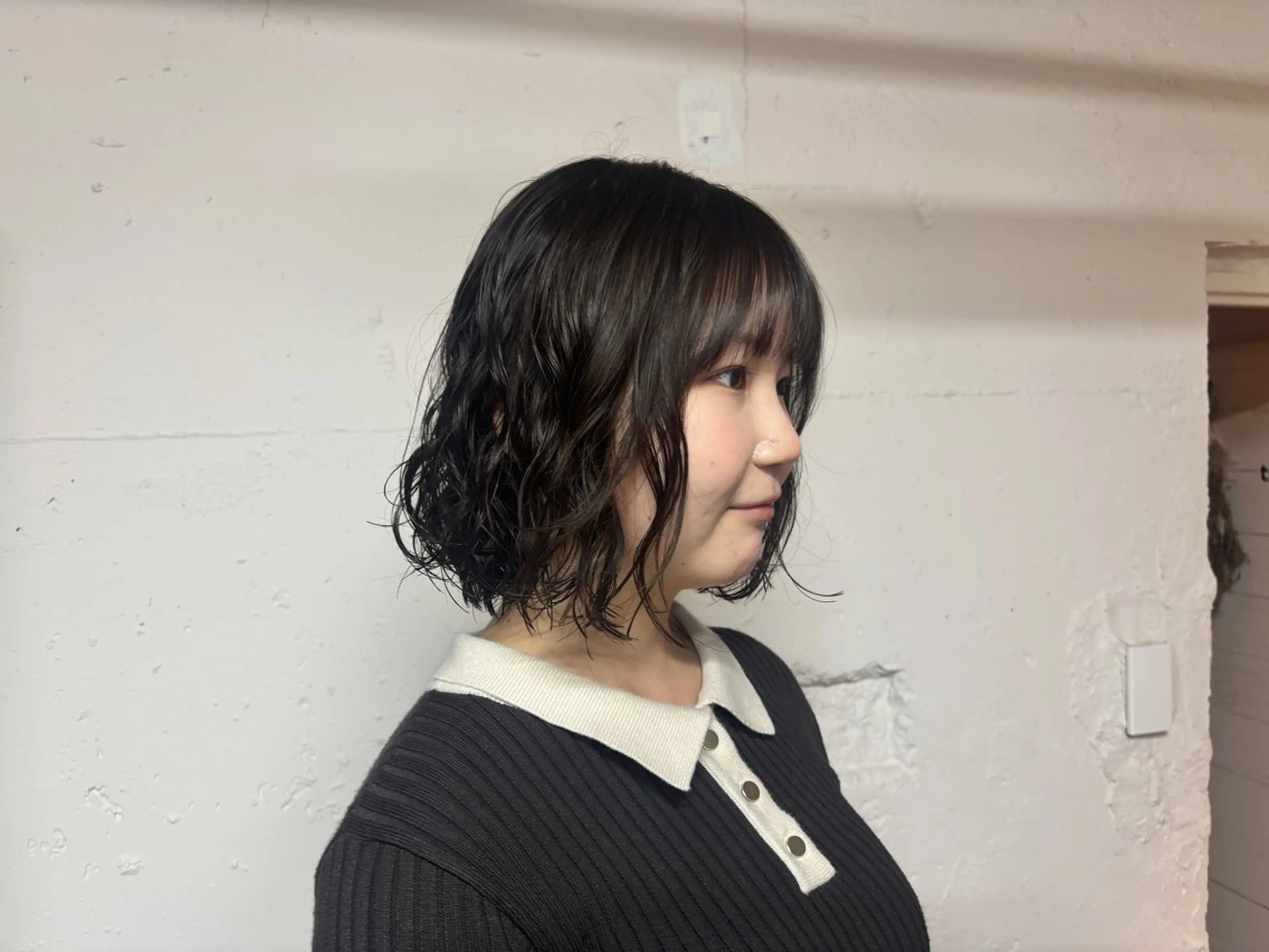 ミディアム パーマ 🩵似合わせカット SEIRA🩵のヘアスタイル