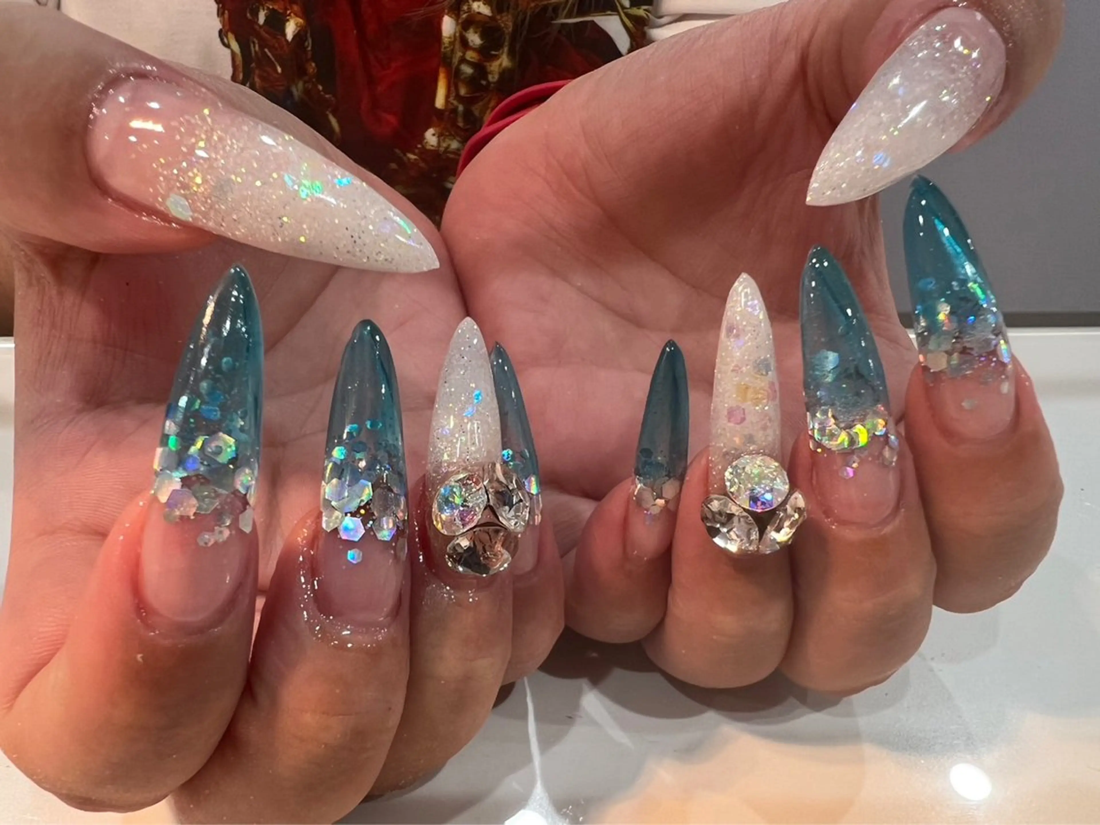ロング ロング wooone nail.yumiのネイルデザイン