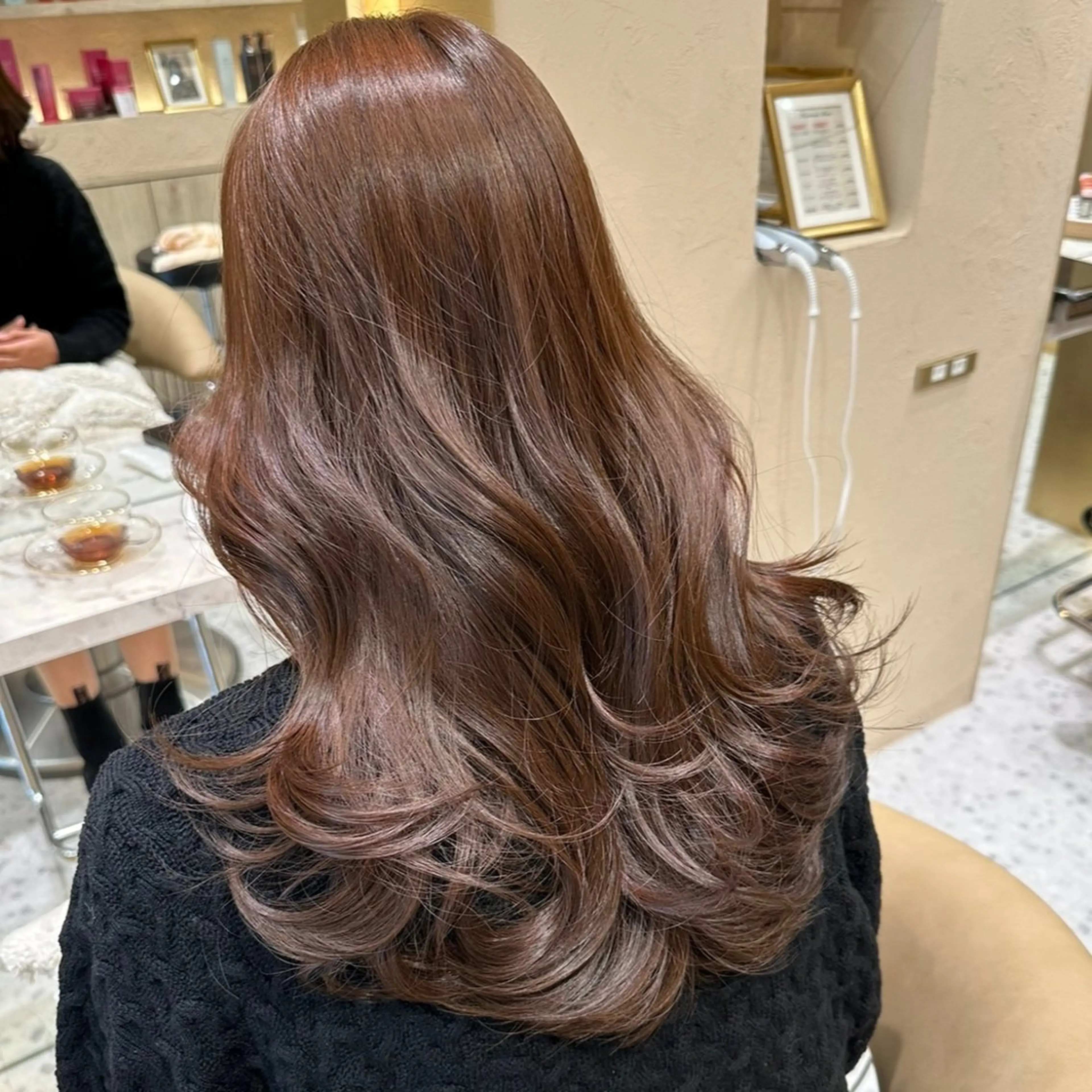 セミロング カラー カット ヘアカラー トリートメント 酒井 里穂のヘアスタイル