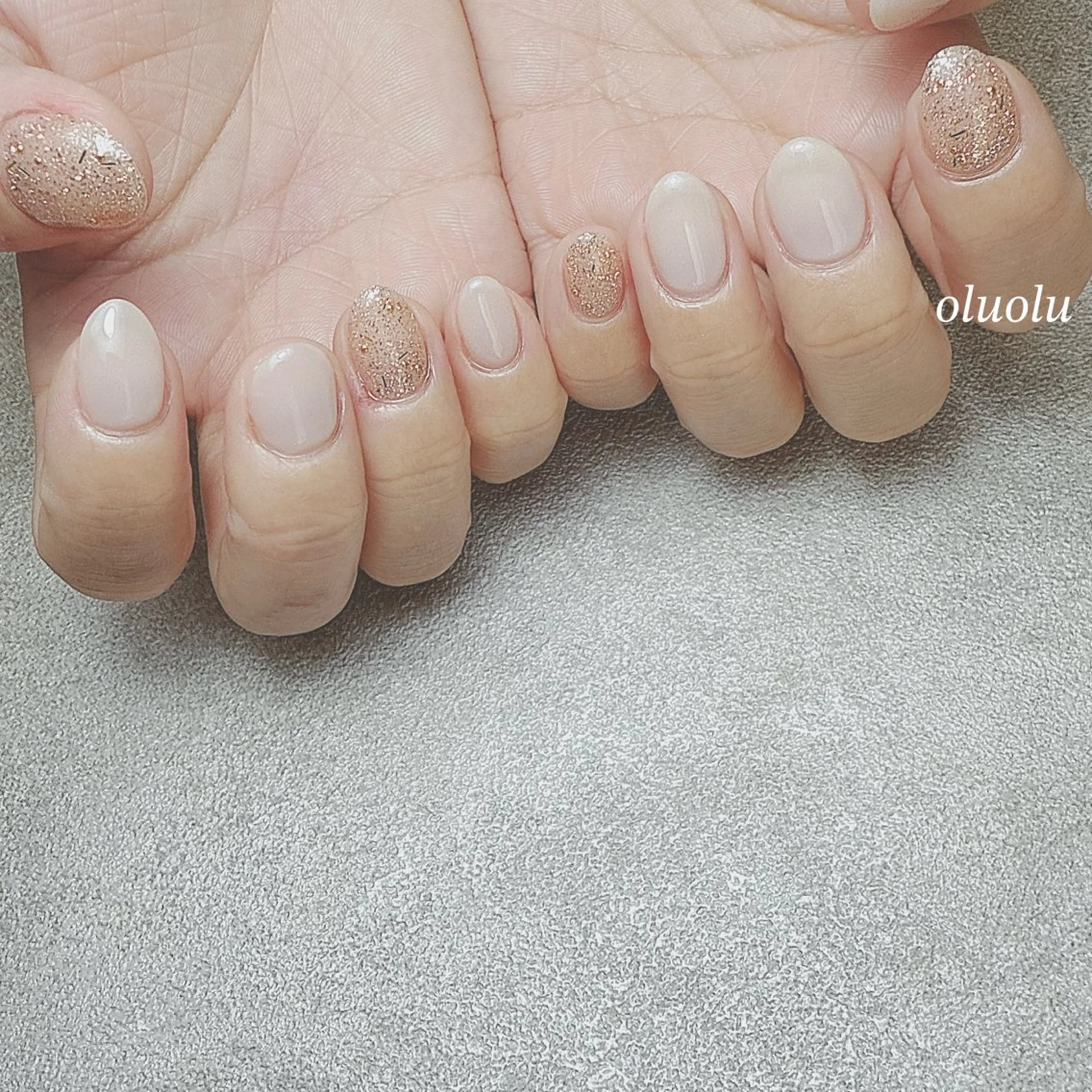 ネイル ワンカラーネイル 大村 紬華のネイルデザイン