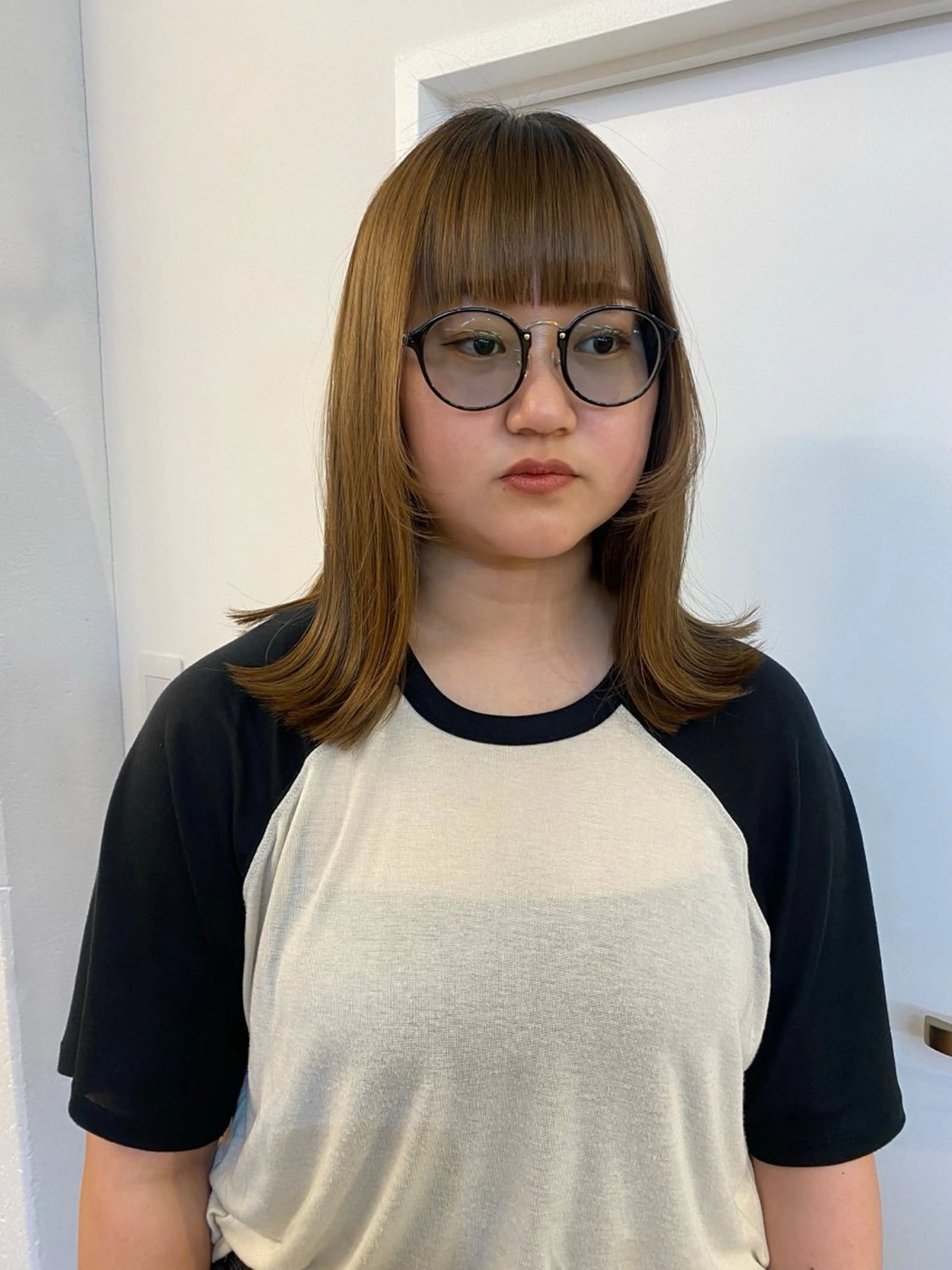 ミディアム hair design chouchou所属・ichika/福岡 /透明感カラー🤎のヘアスタイル