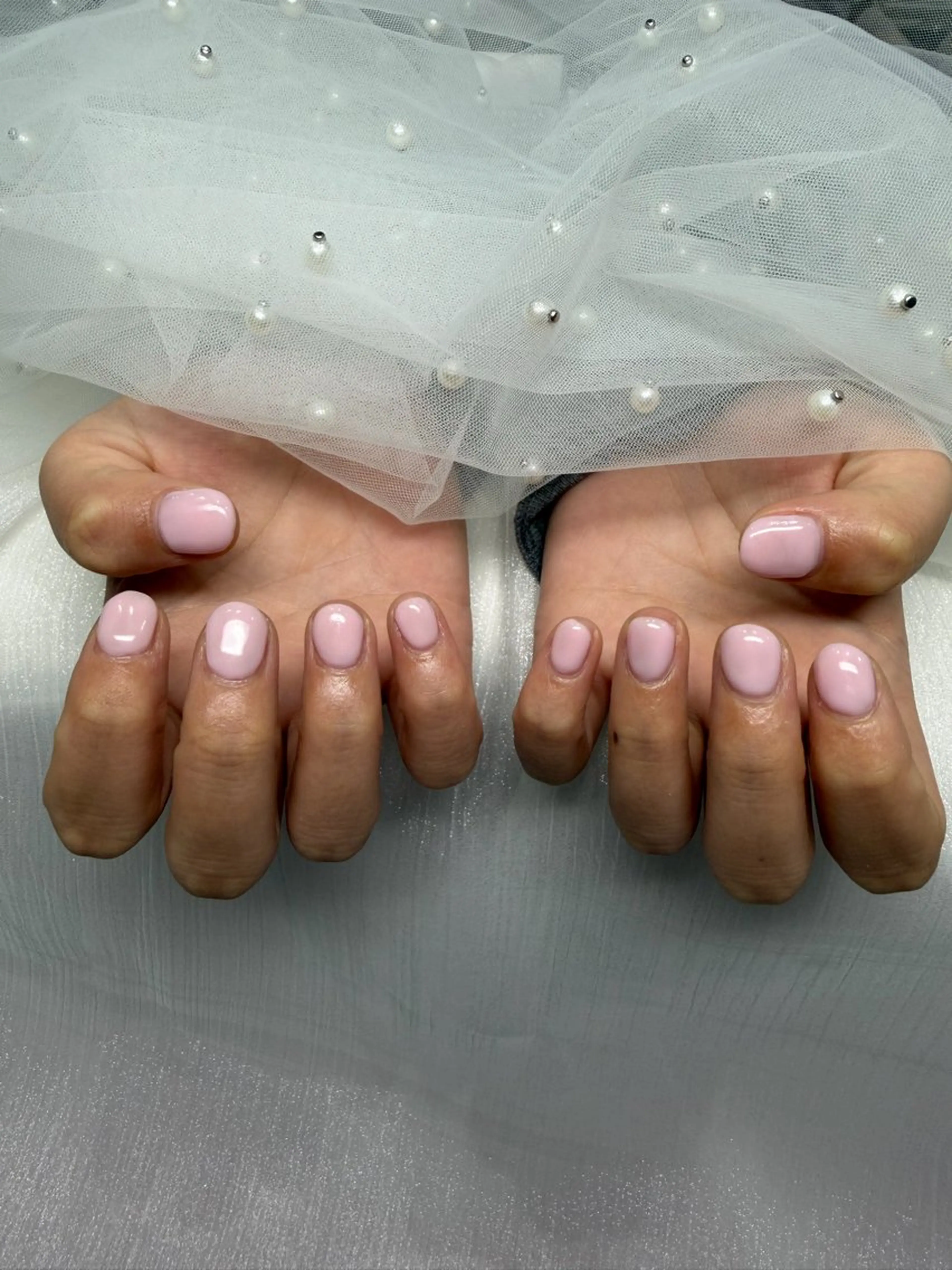 ネイル ピンク ハンドネイル Mermaid Nail みはなのネイルデザイン