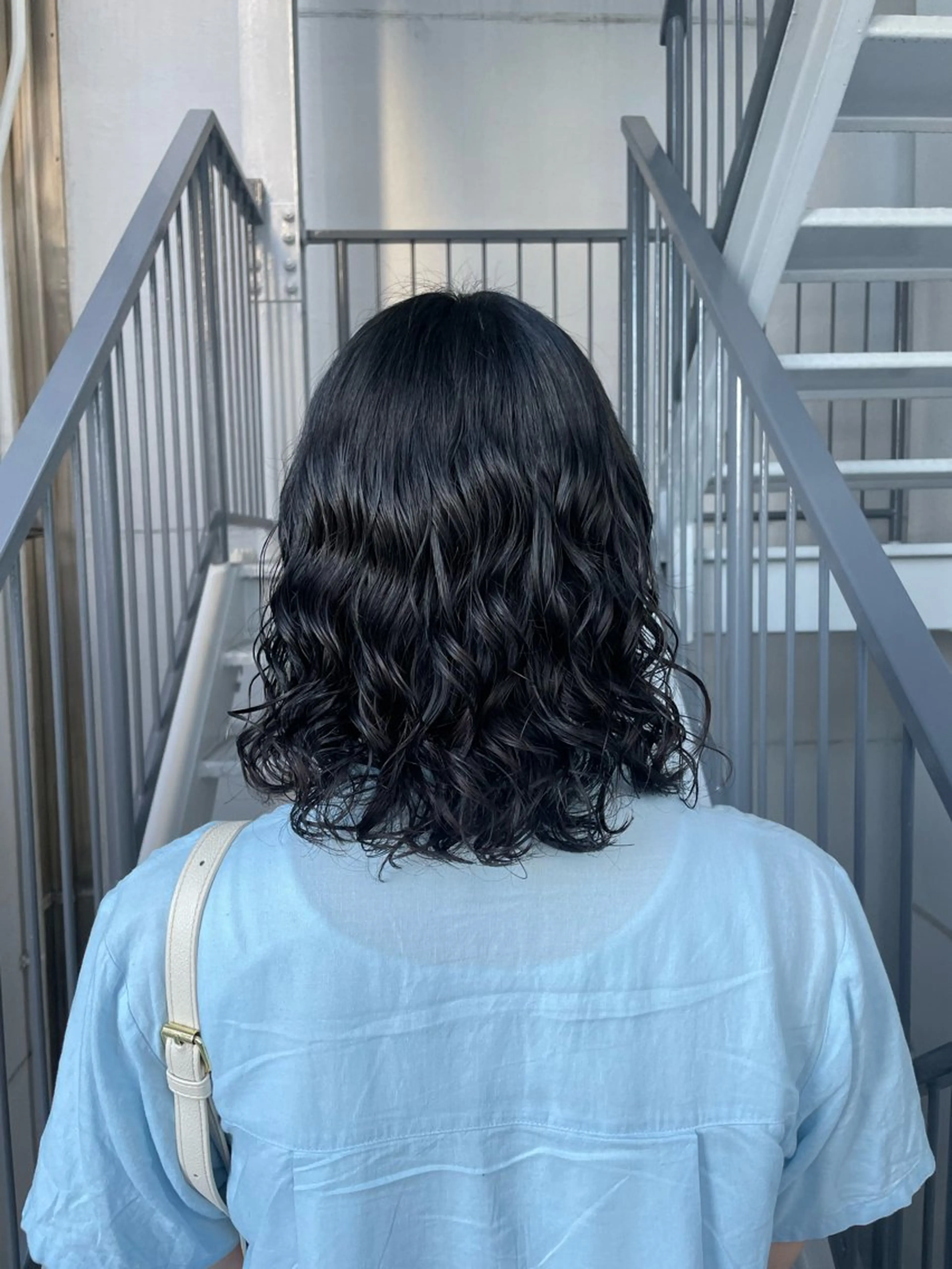 ミディアム パーマ ミディアムパーマ 髪質改善 縮毛矯正 カット パーマ トリートメント 【表参道】Ruri デジタルパーマのヘアスタイル