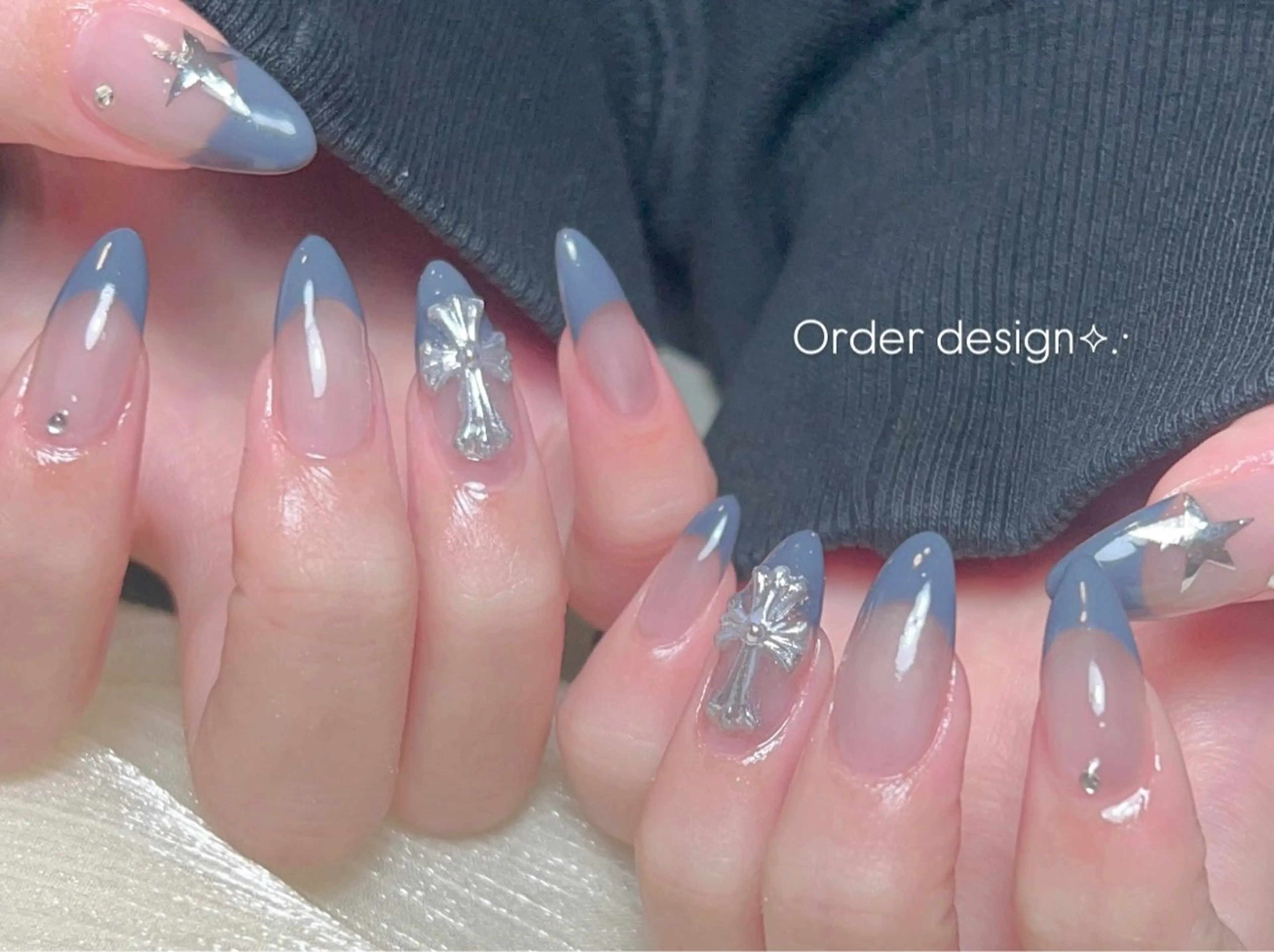 ネイル アートネイル フレンチネイル 持ち込み ハンドネイル Nail by EN 🪽Amiのネイルデザイン