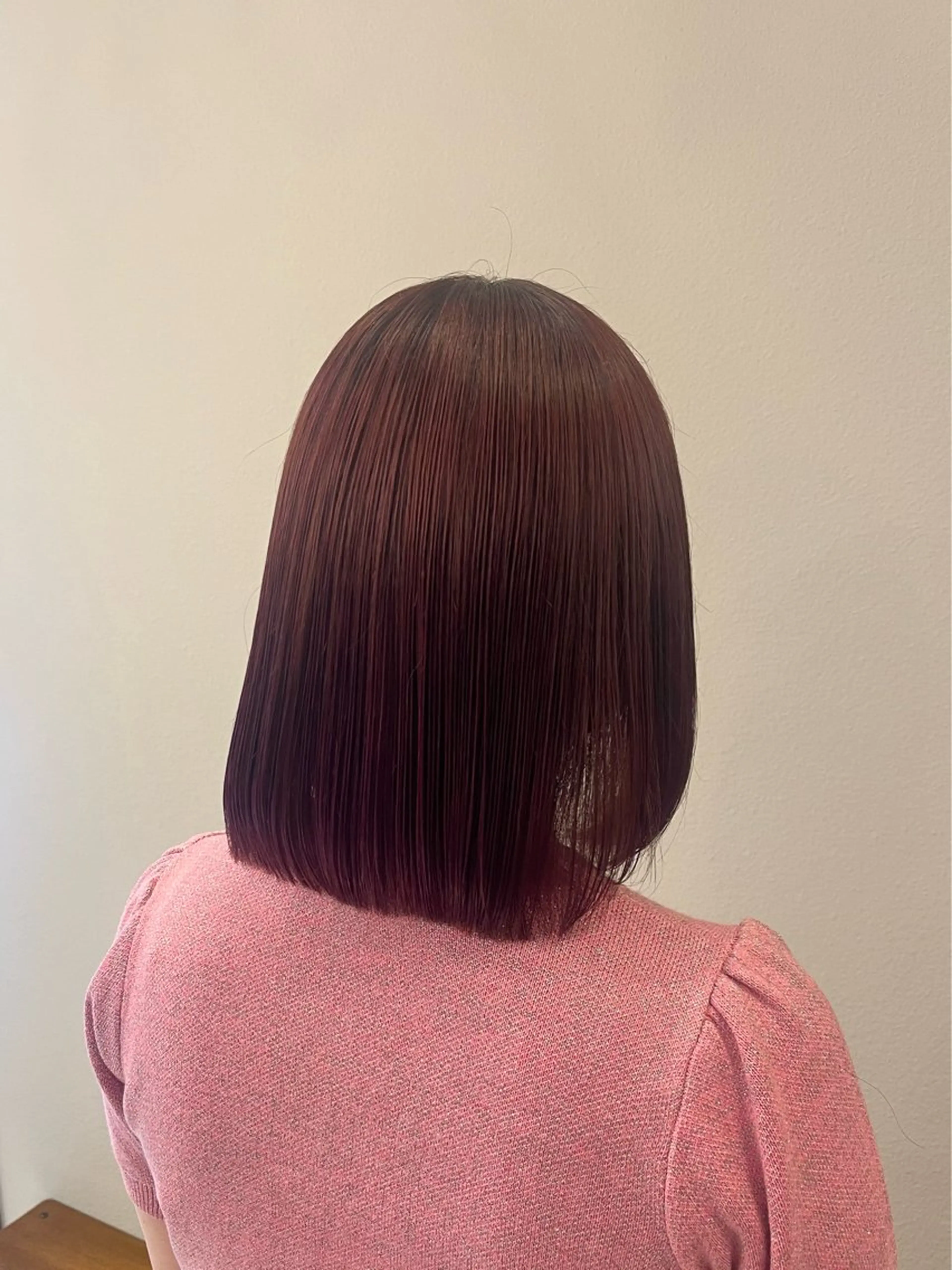 ミディアム カラー 透明感カラー ラベンダーカラー ピンクカラー カット ヘアカラー 顔周り/ガーリー /ヘアメ/あつはのヘアスタイル