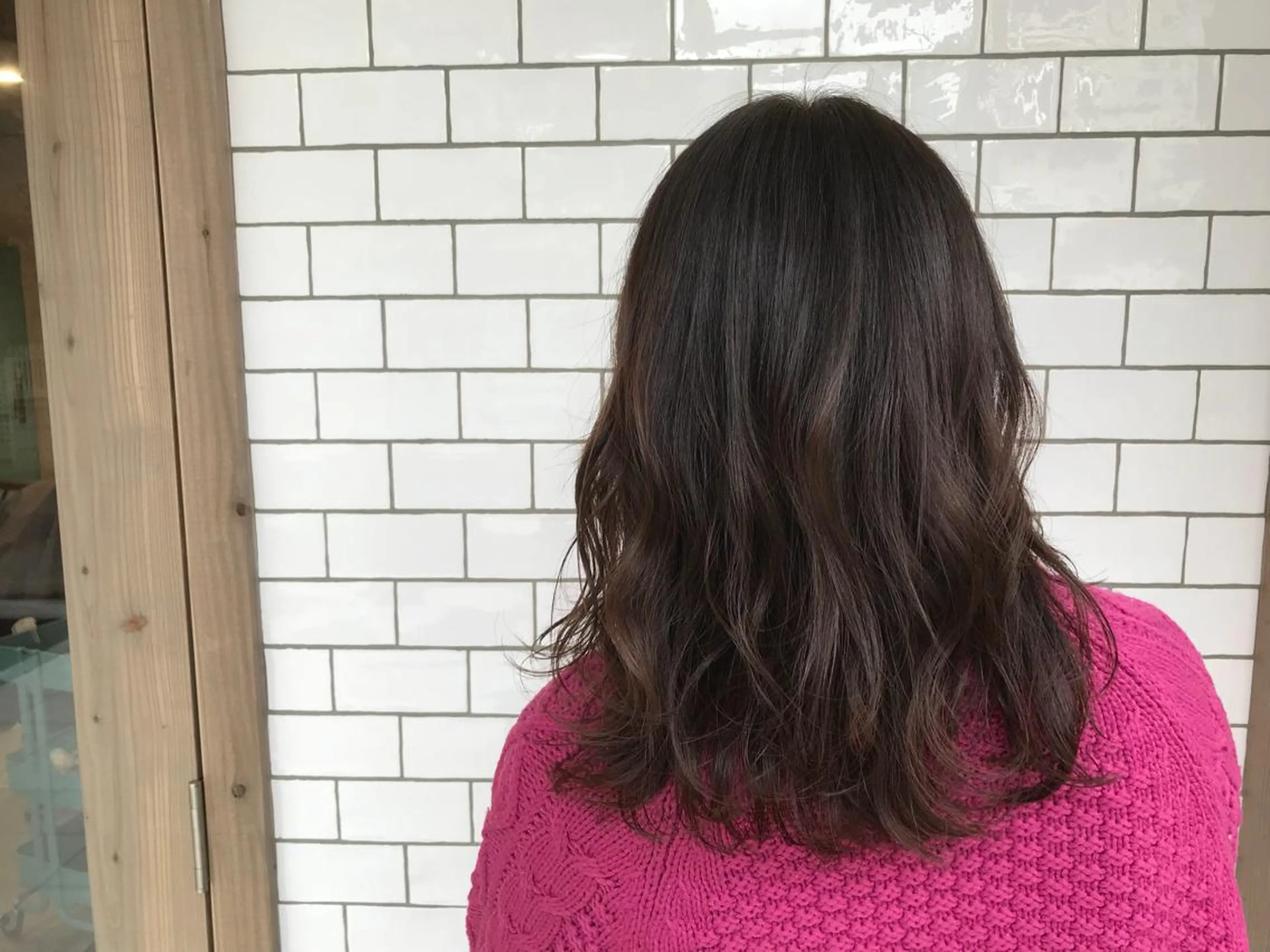 セミロング カラー 竹嶌 健吾のヘアスタイル