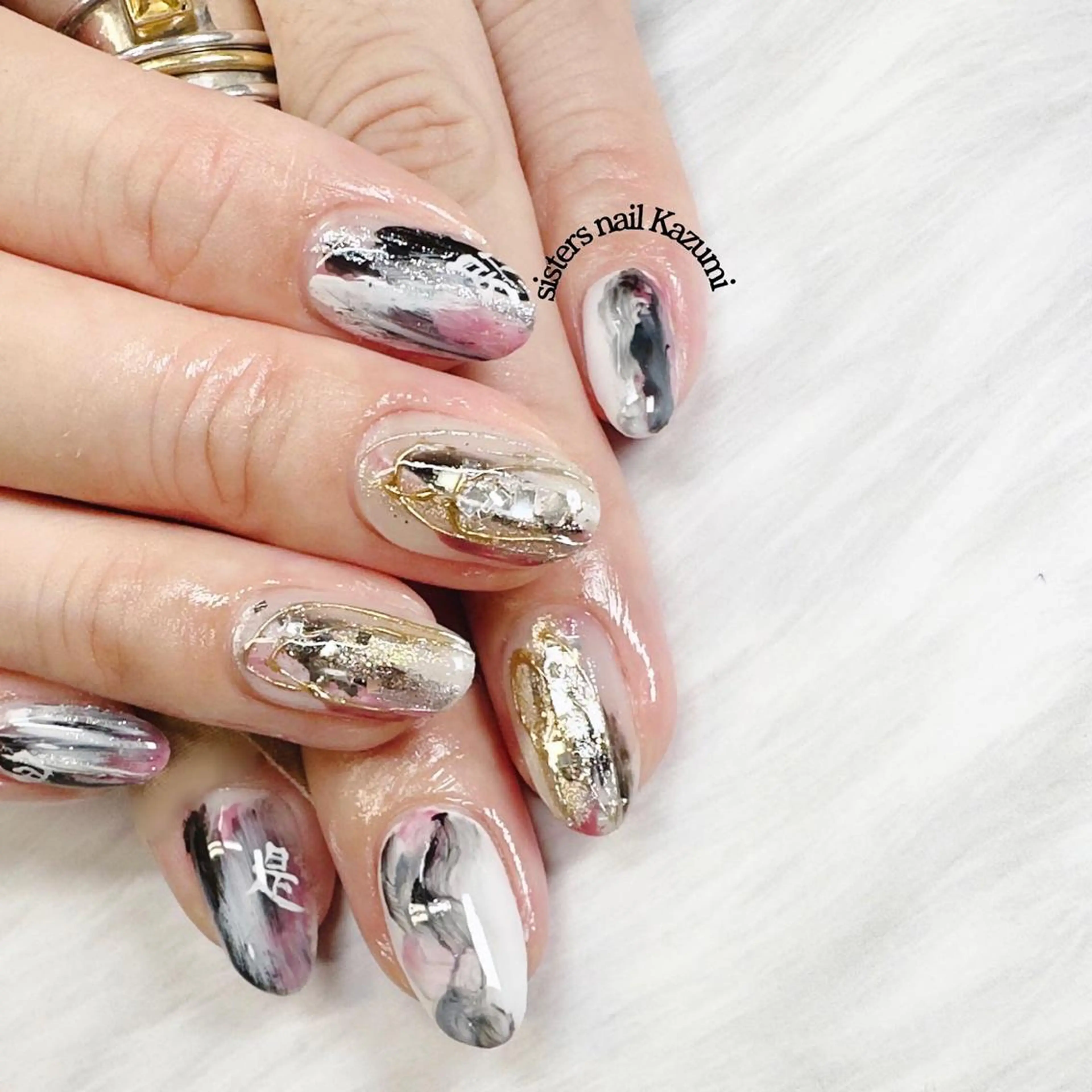 ネイル アートネイル ニュアンスネイル sisters nail.fのネイルデザイン