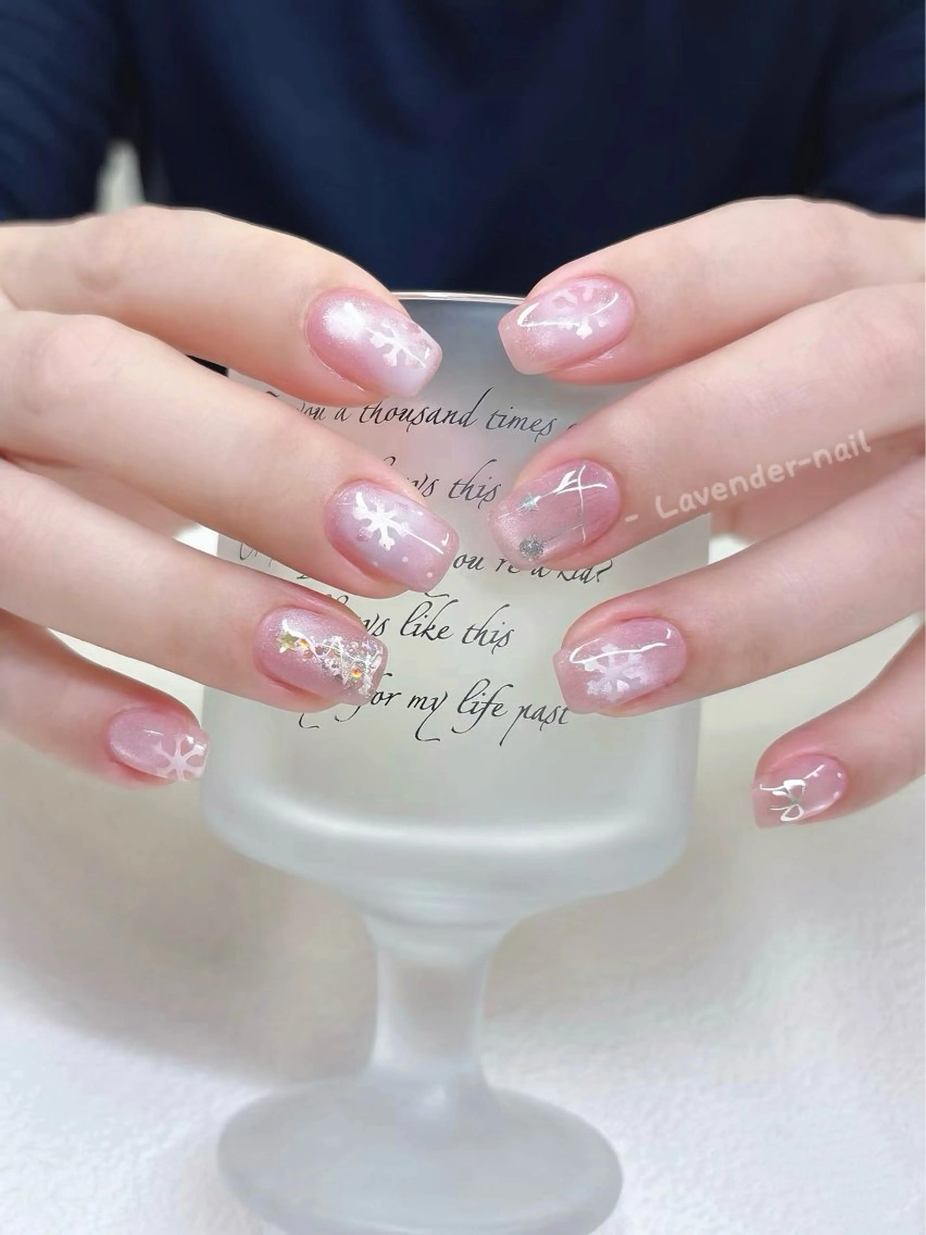 ネイル ハンドネイル Lavender nail·北18条のネイルデザイン