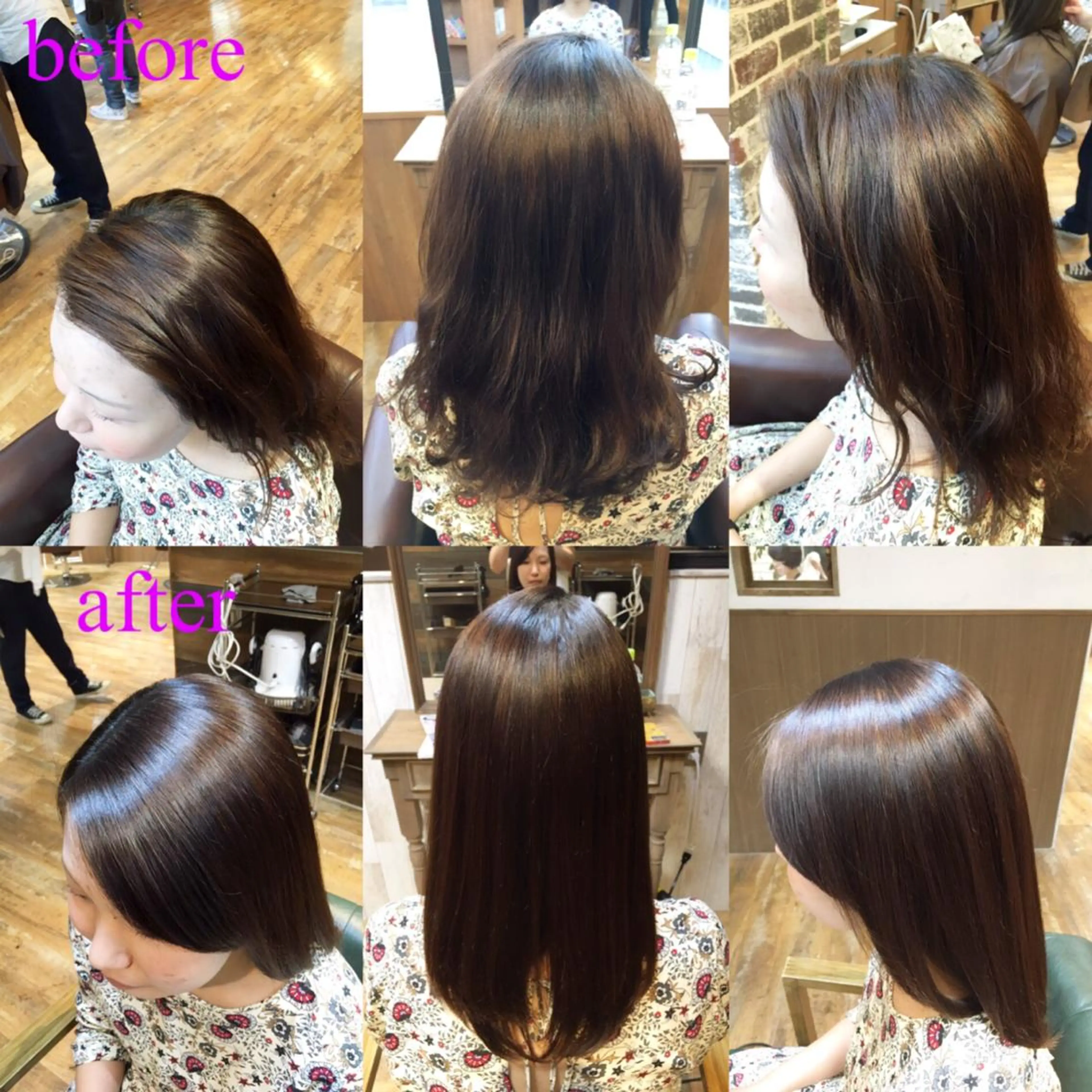 セミロング ブリーチ縮毛矯正/ デサキ ショウヘイのヘアスタイル