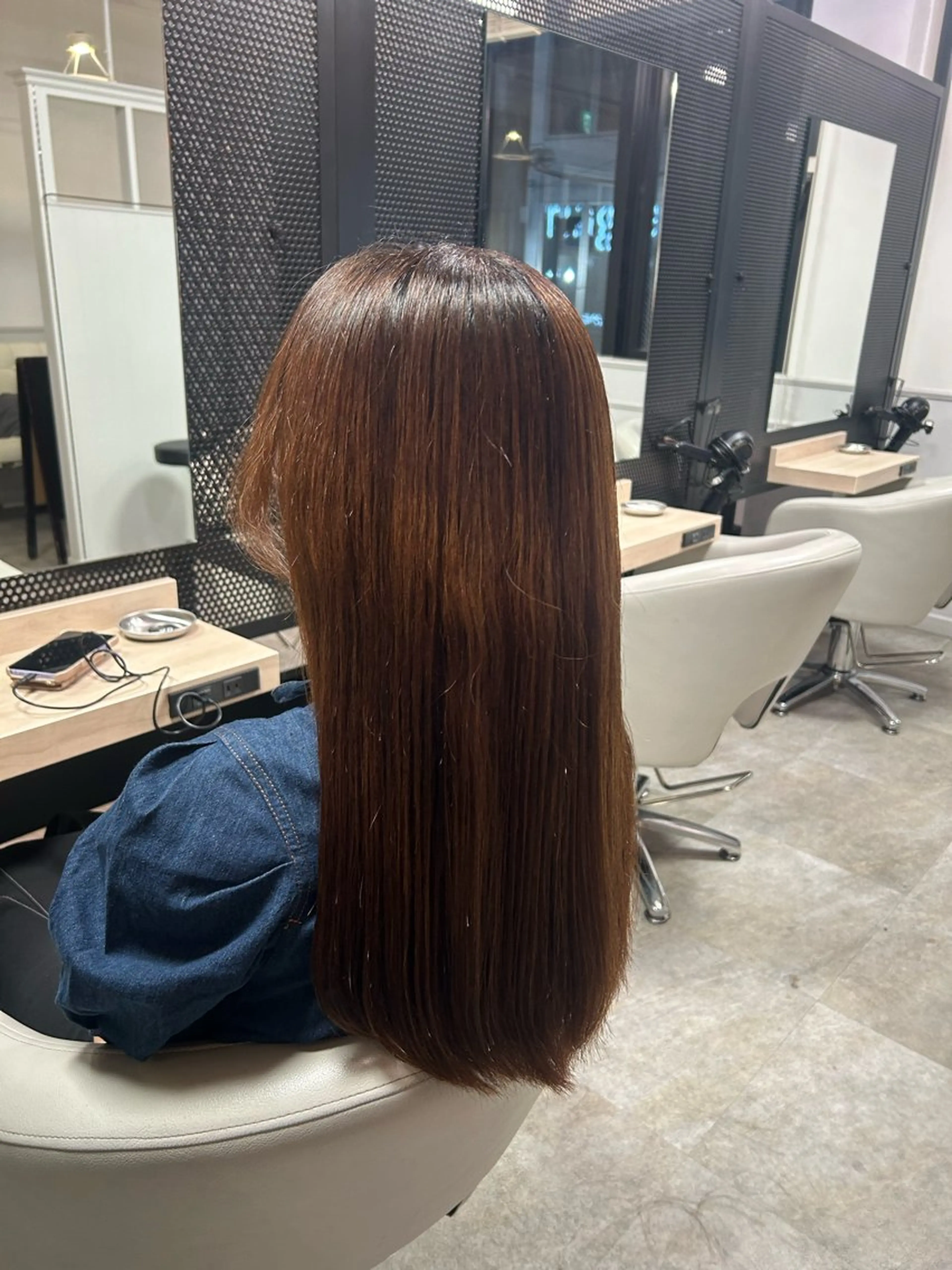 ロング 縮毛•ハイトーン ・着付け Runaのヘアスタイル