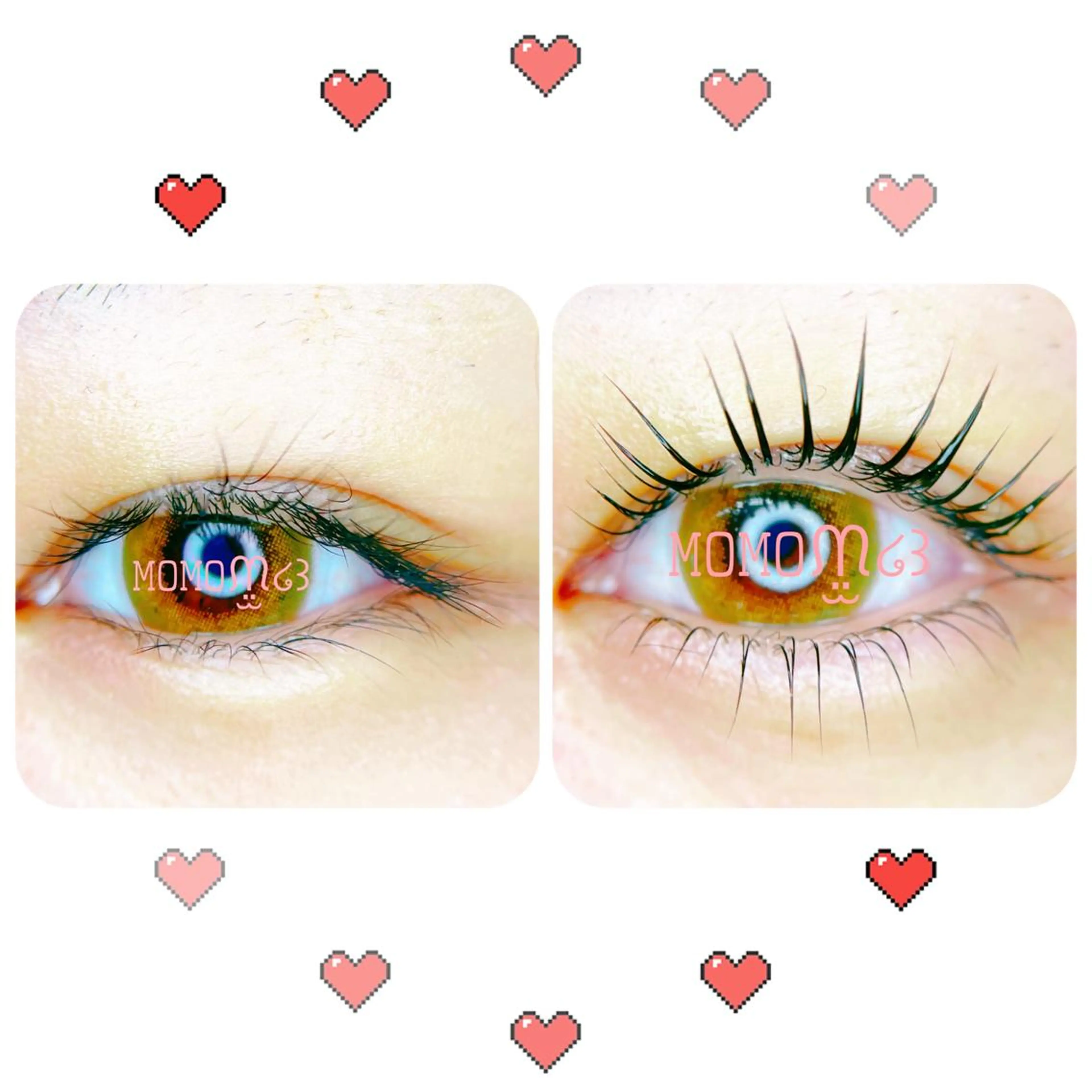 マツエク・マツパ フラットラッシュ ナチュラル パリジェンヌラッシュリフト 下まつげエクステ 一重×まつ毛パーマ マツパ モテデザインのプロ モモ🍑のマツエク・マツパデザイン