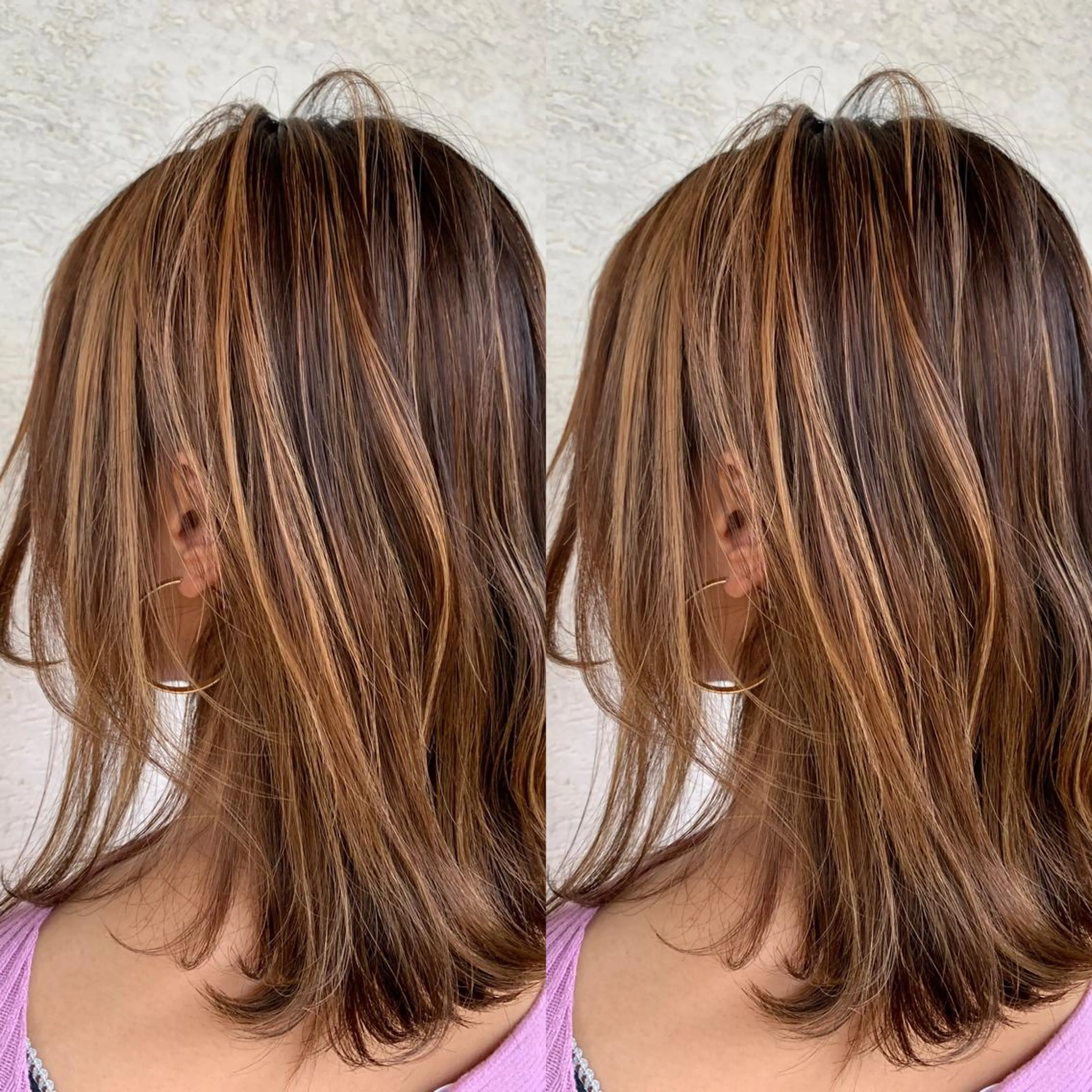 ミディアム カラー flocci🌙 フロクシのヘアスタイル