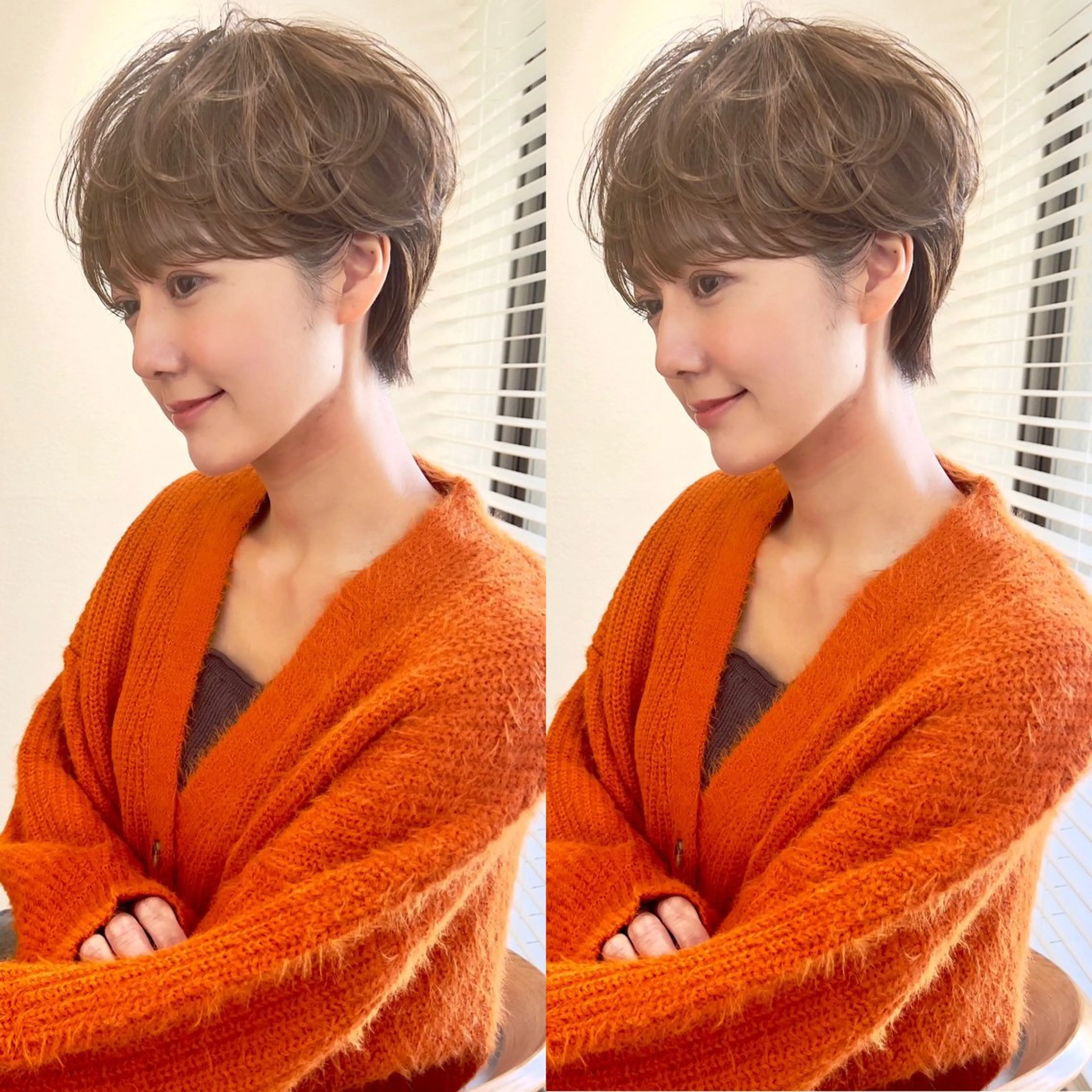 ショート パーマ ショートボブ ボブ ショートヘア 【似合わせ・レイヤー ・パーマ】海気のヘアスタイル