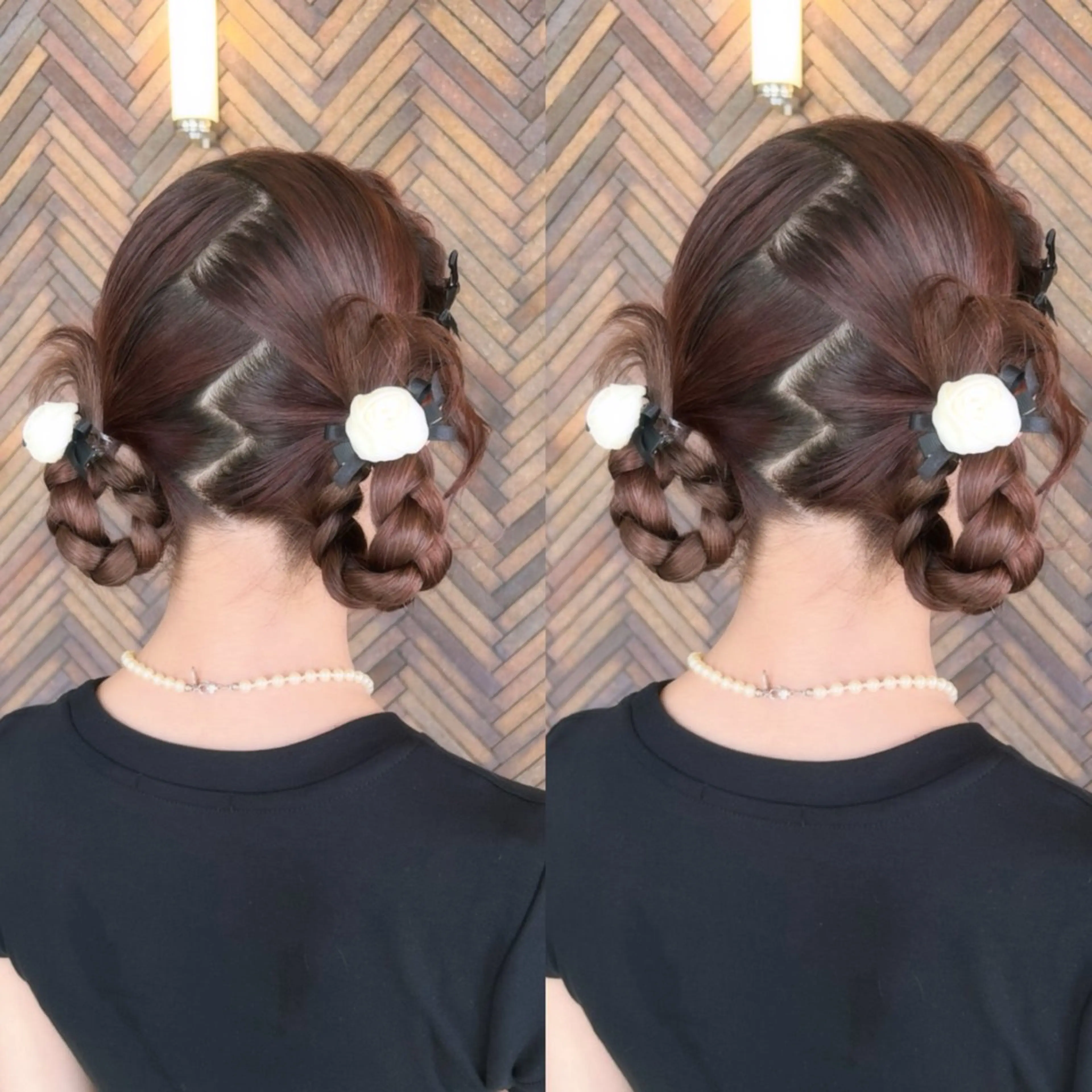 ミディアム ヘアアレンジ サナ/ 秋葉原ヘアメのヘアスタイル