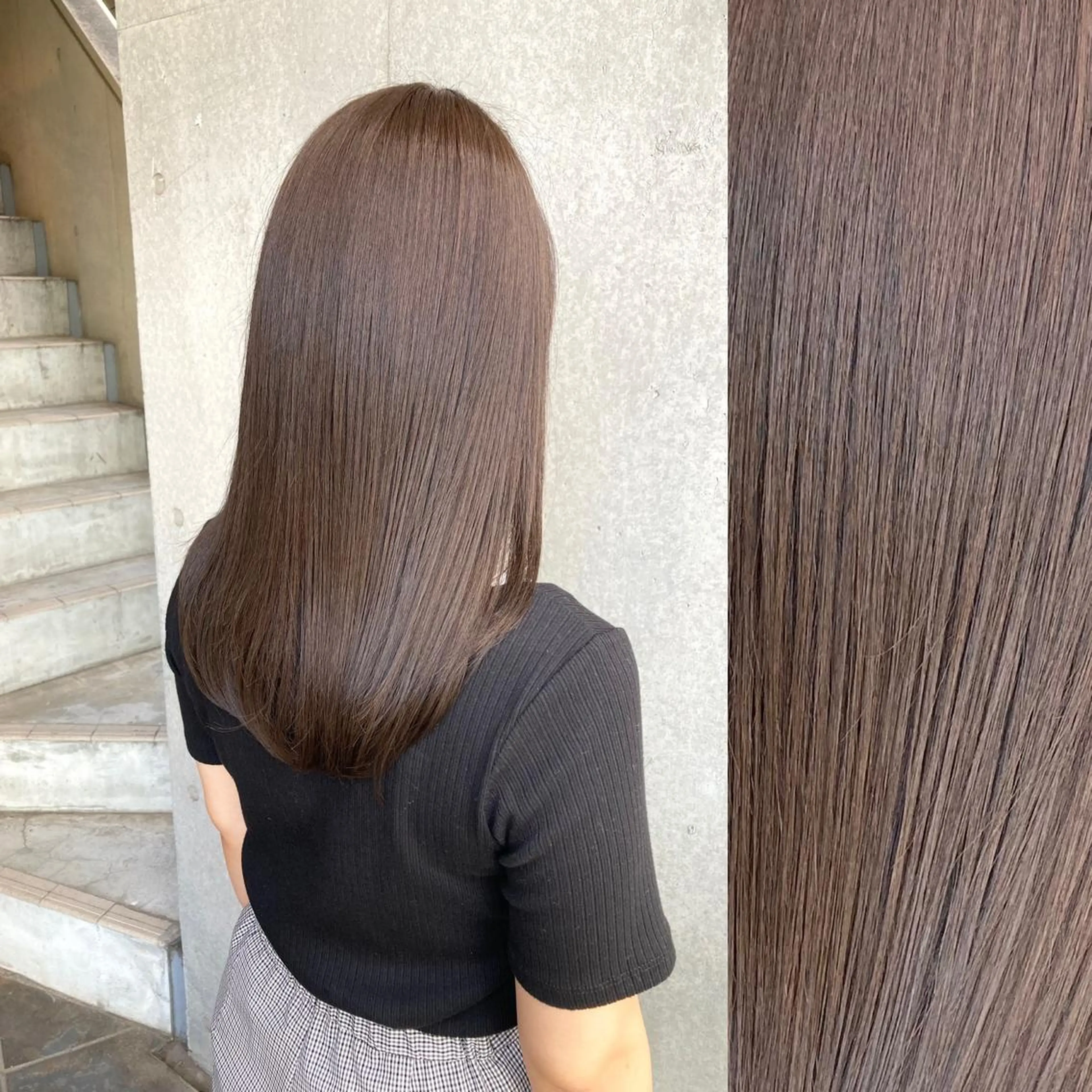 セミロング カラー ボブ& 髪質改善FUMIYAのヘアスタイル