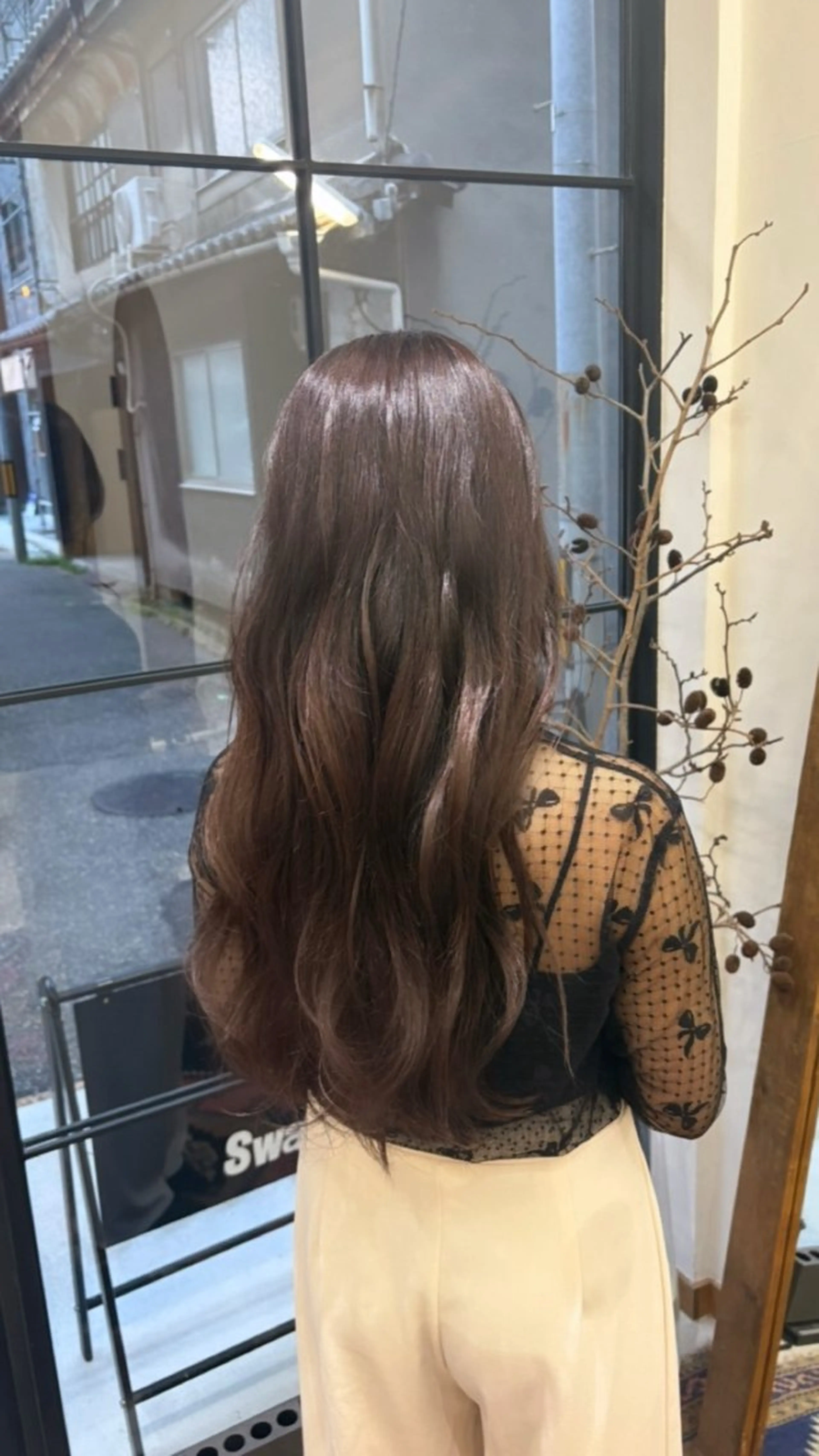 ロング momo / カラーモデルのヘアスタイル