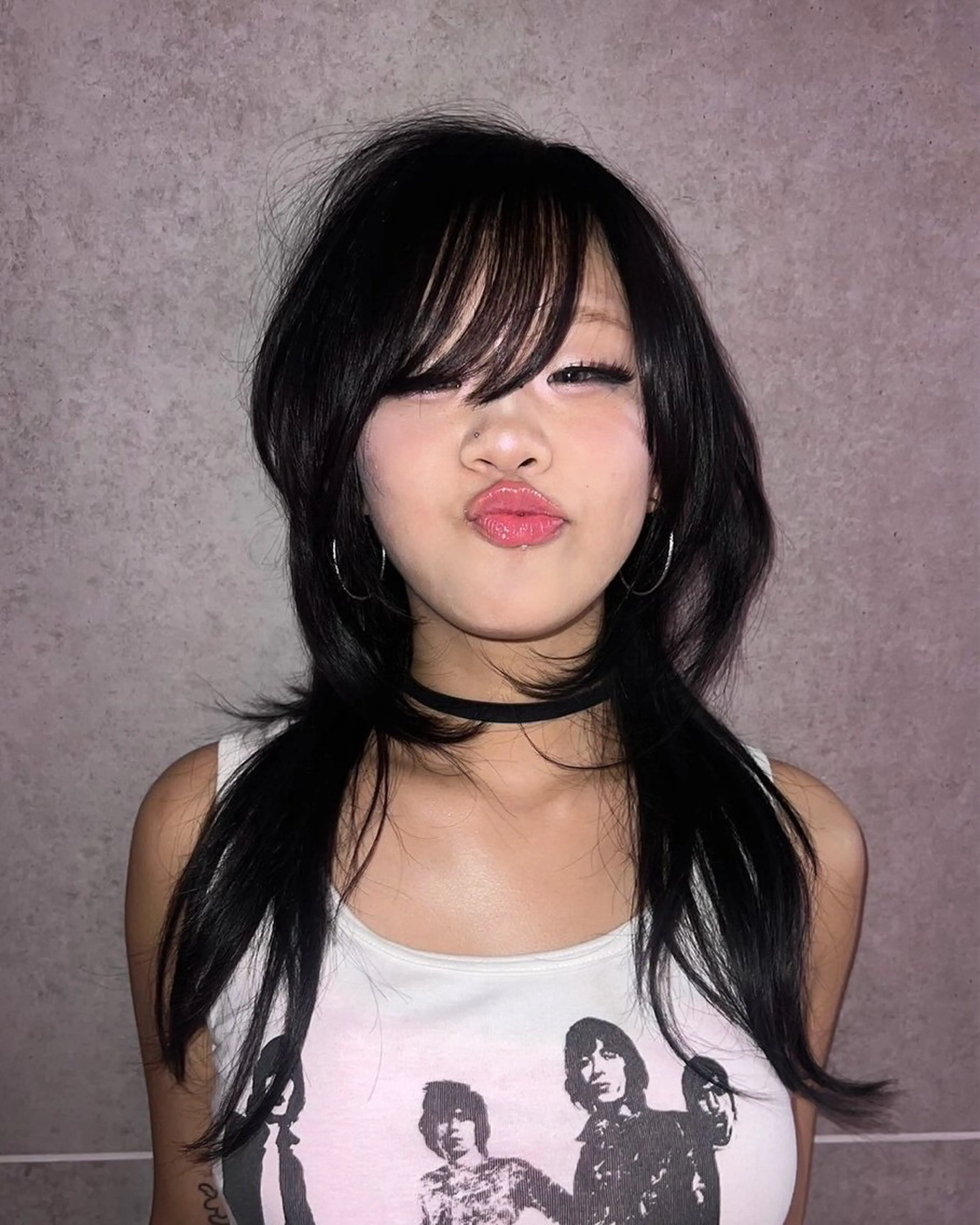 セミロング カット AIRA/ブリーチ ‪/透明感カラーのヘアスタイル