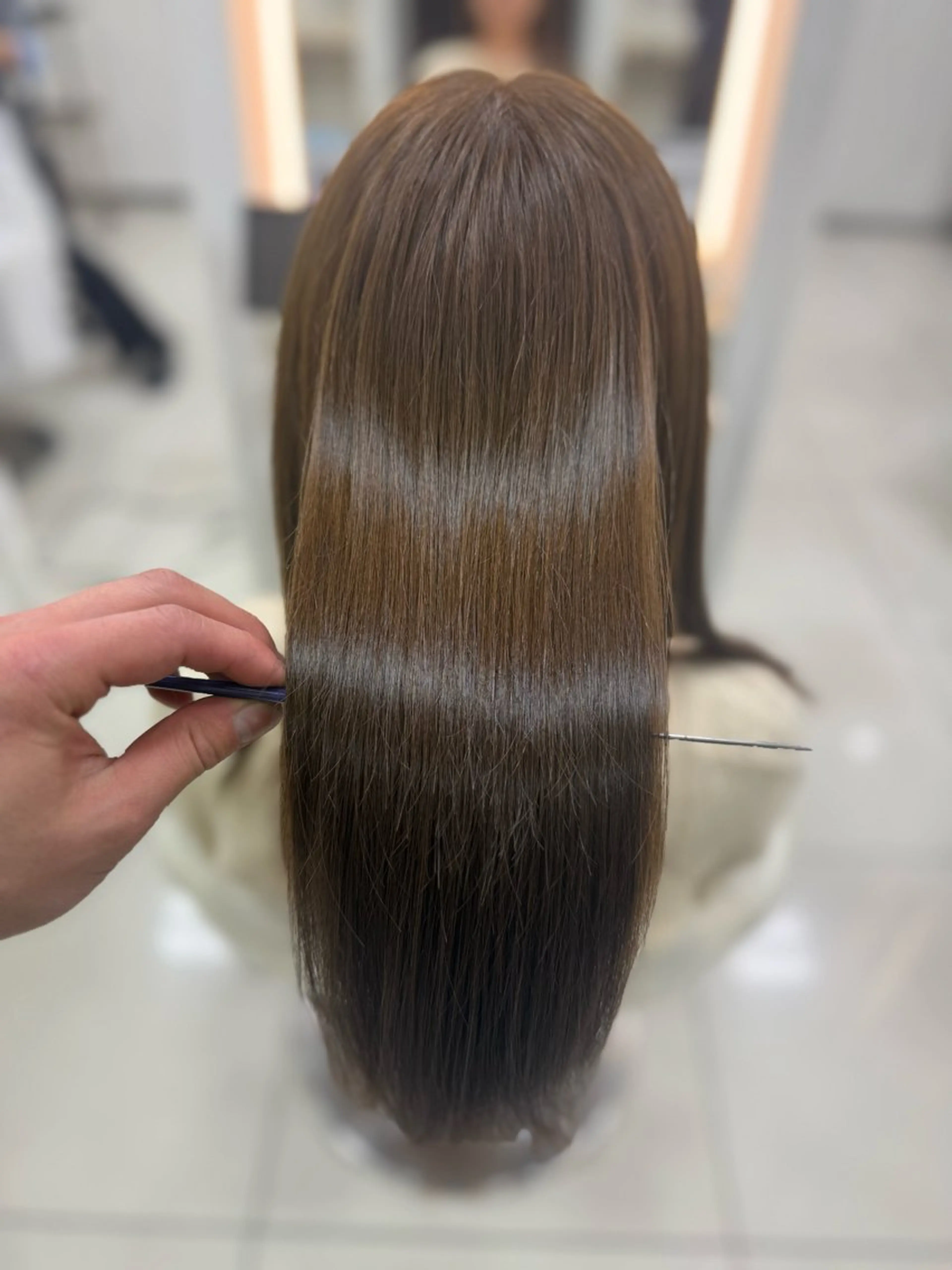 カラー ベージュカラー オリーブベージュ ヘアカラー 🦄ブリーチ特化‼️ Ash小岩YUTAのヘアスタイル