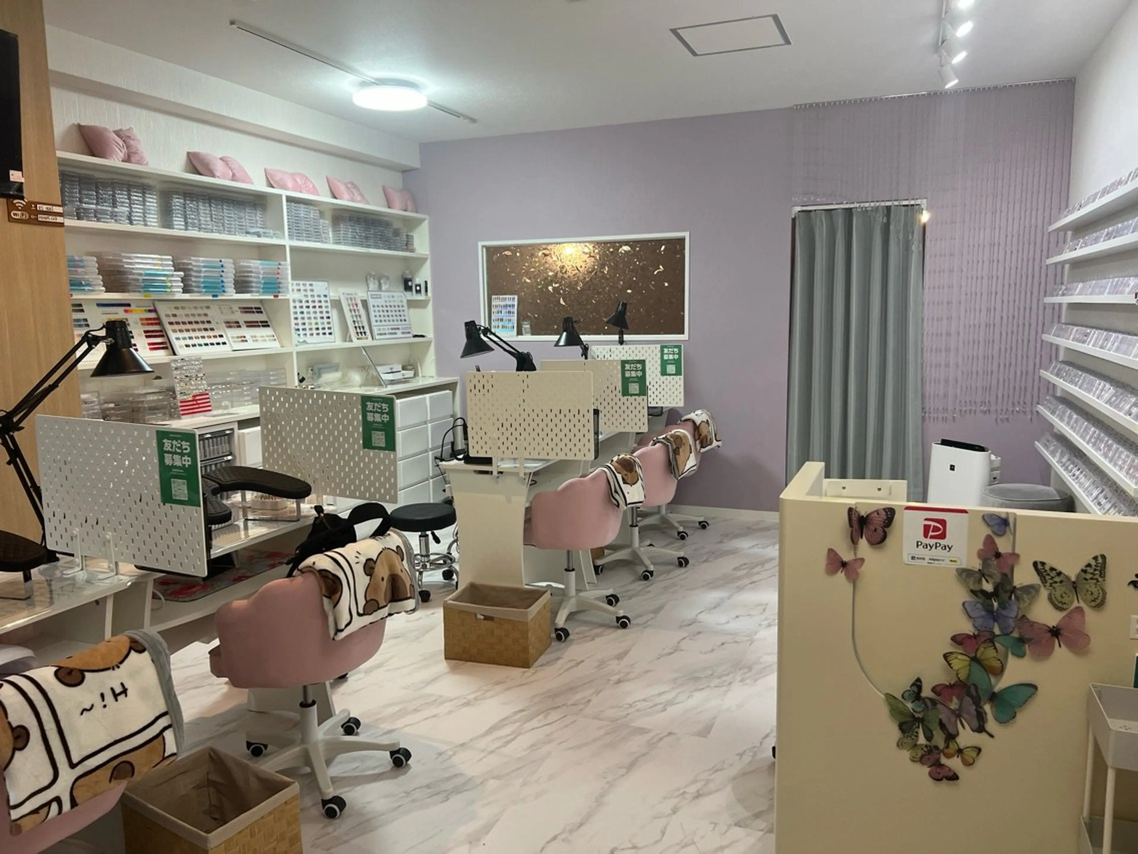 「ワンホン&スカルプ」Ks nail salonの内観・外観3