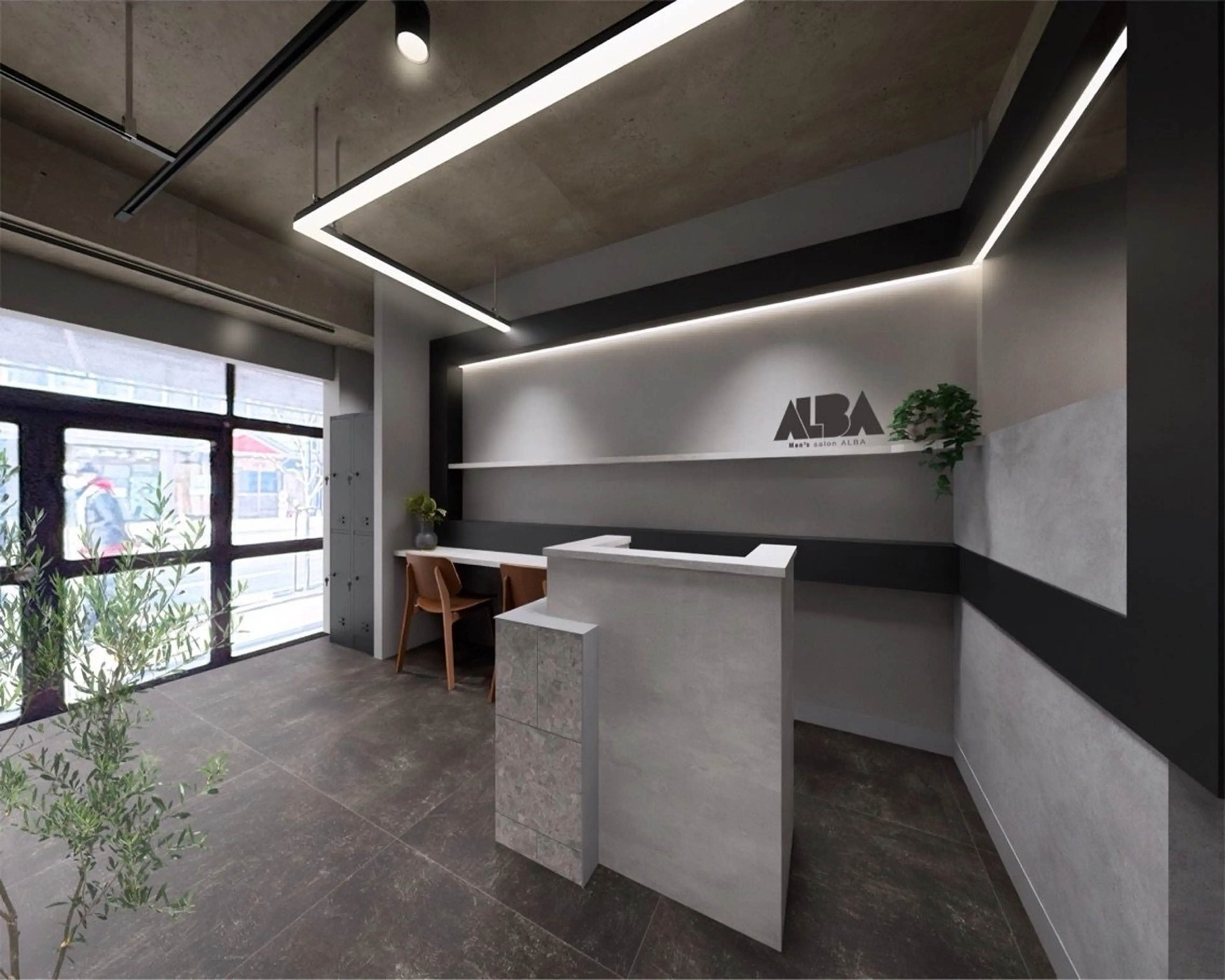 Men's hair ALBAの内観・外観3