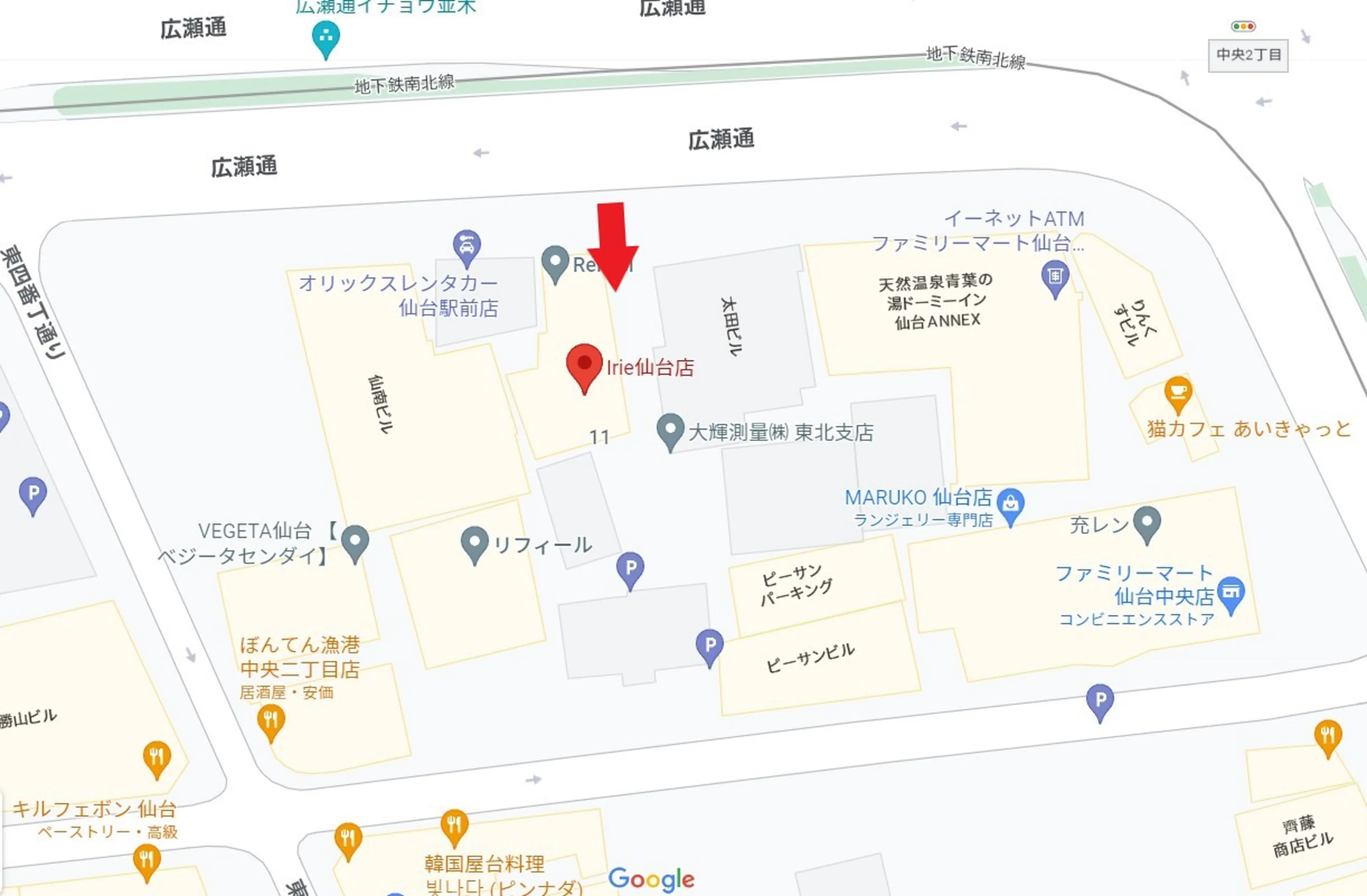 Irie仙台店の内観・外観3