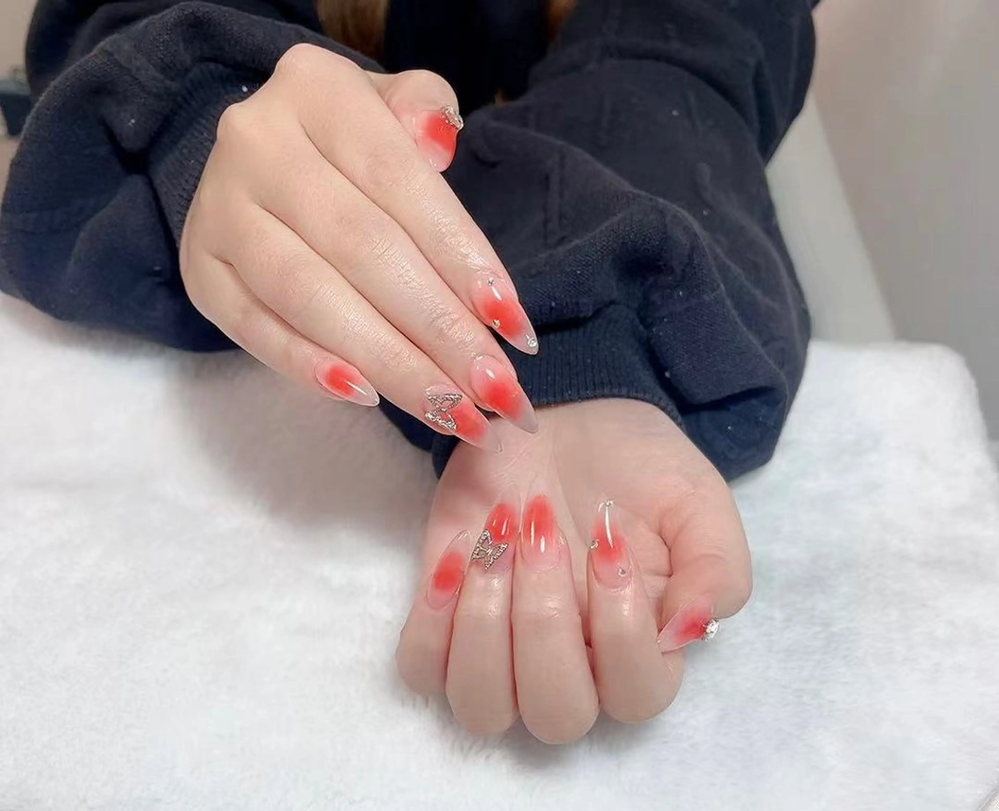 ネイル チークネイル Amina nail salonのネイルデザイン