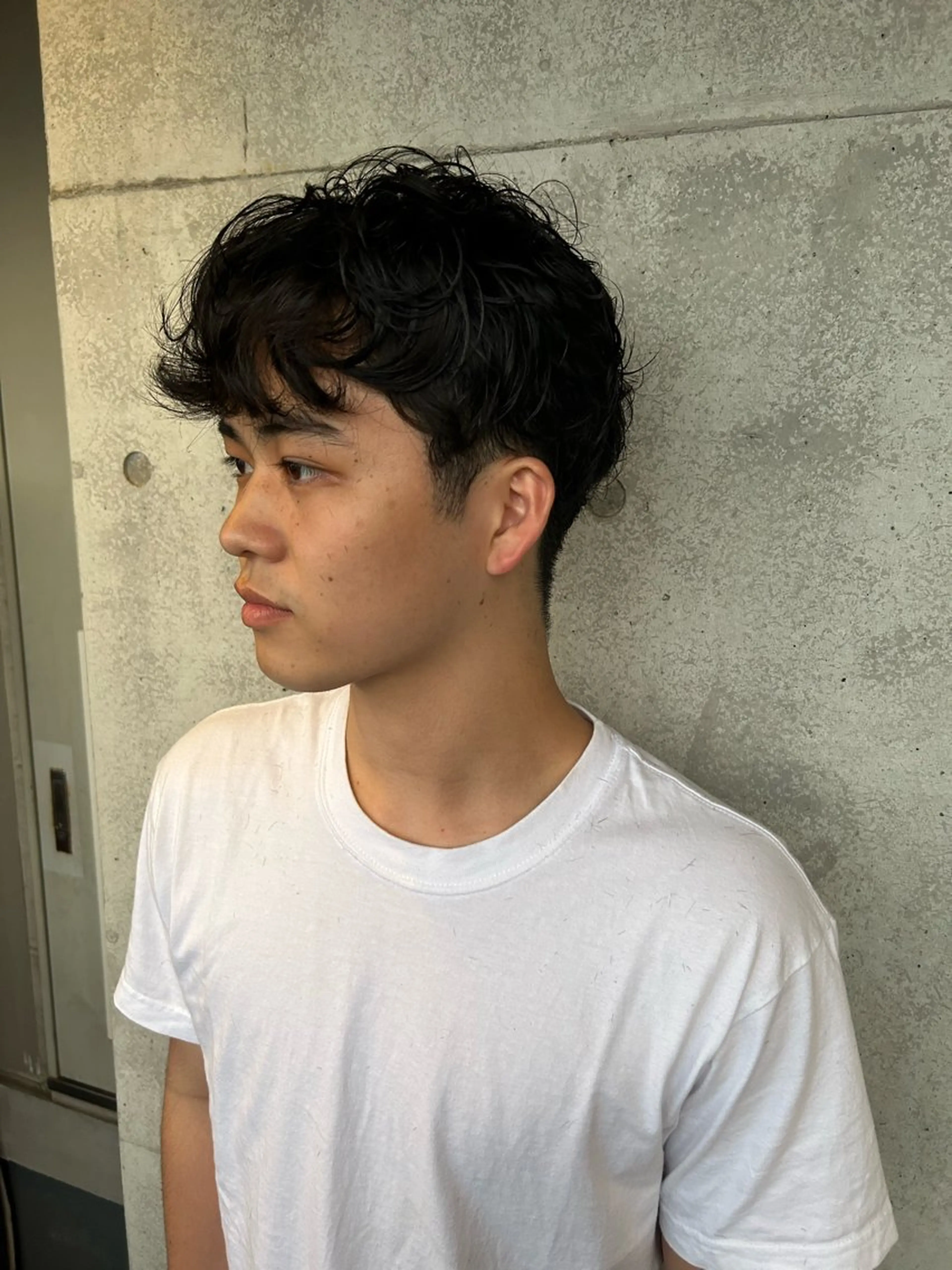 ショート カット パーマ レイヤー/透明感カラ ー/茅ヶ崎/momiのヘアスタイル