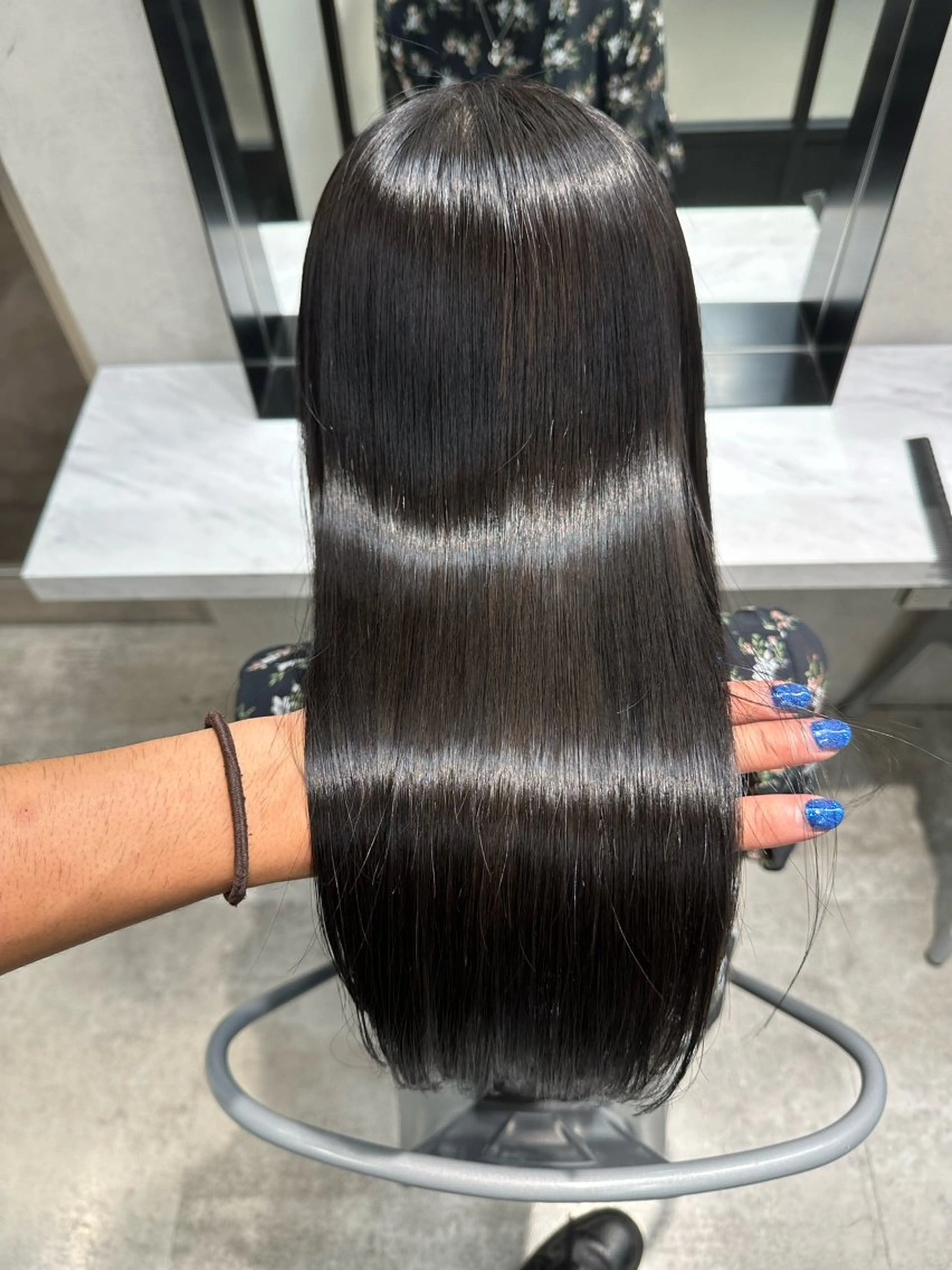 ロング カット ヘアカラー トリートメント salowin新宿East3階所属・艶美髪/髪質改善 /縮毛矯正/木元渓太のヘアスタイル