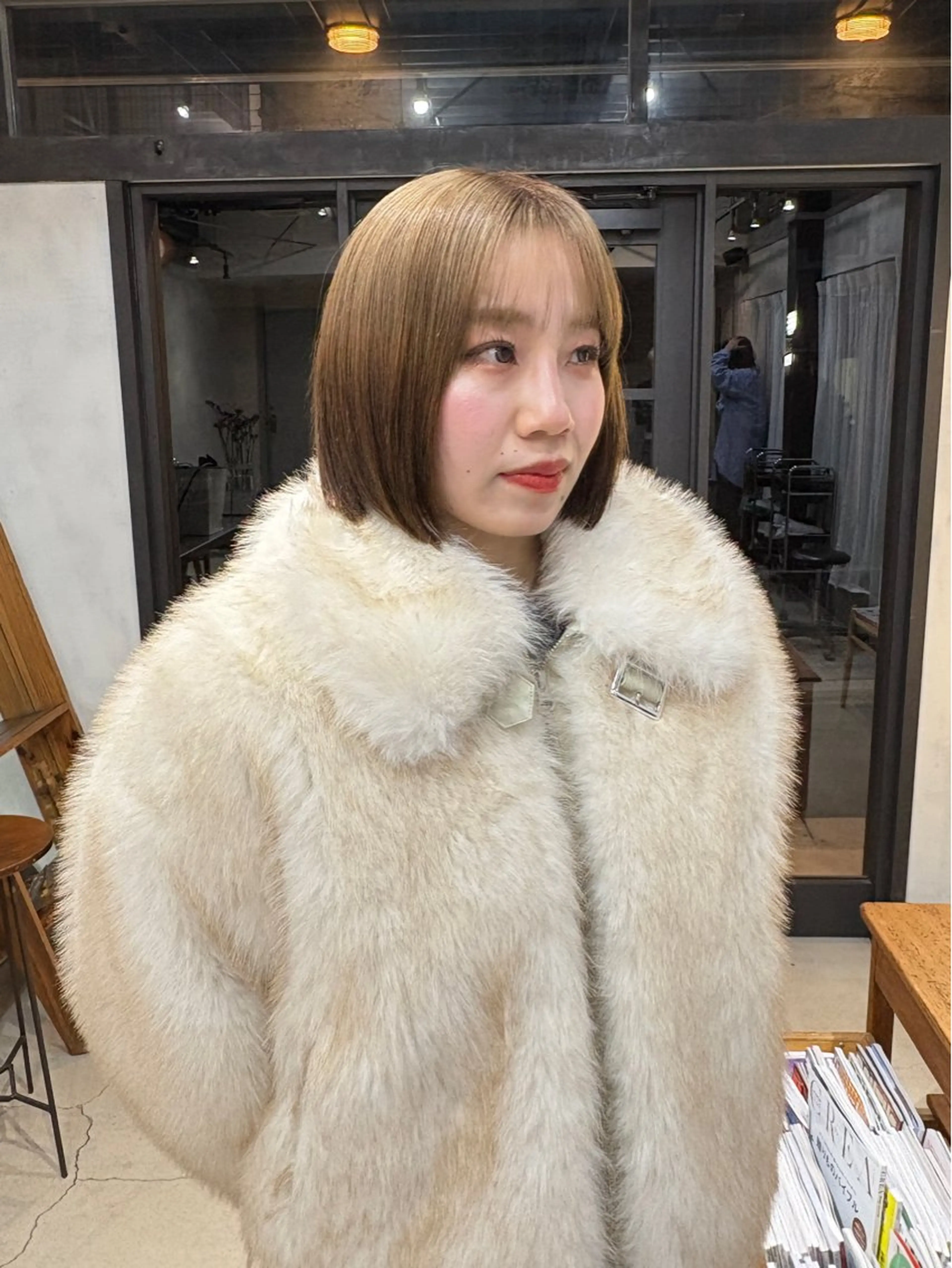 ショート カラー ベージュカラー ヘアカラー トリートメント 京都/カラー/松野 翔のヘアスタイル