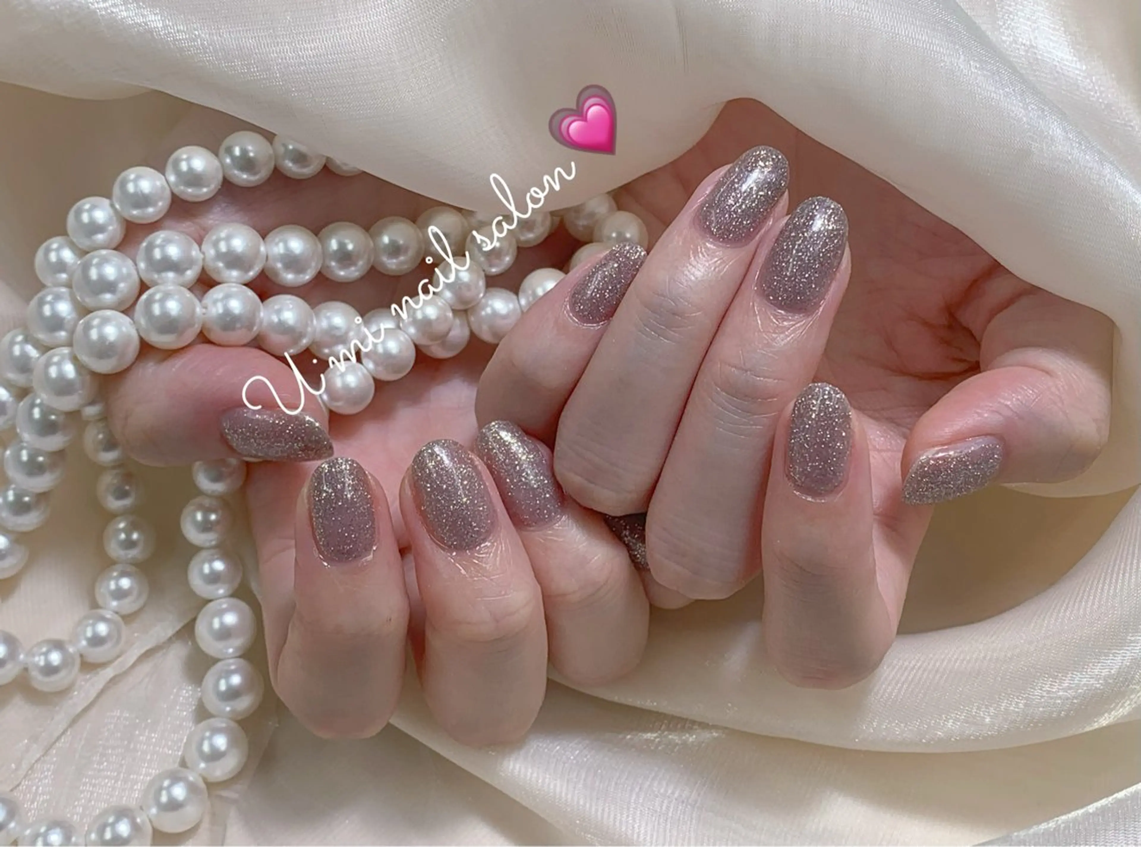 ネイル フラッシュネイル ワンカラーネイル U·Mi nail salon所属・U·Mi 上野御徒町容のネイルデザイン