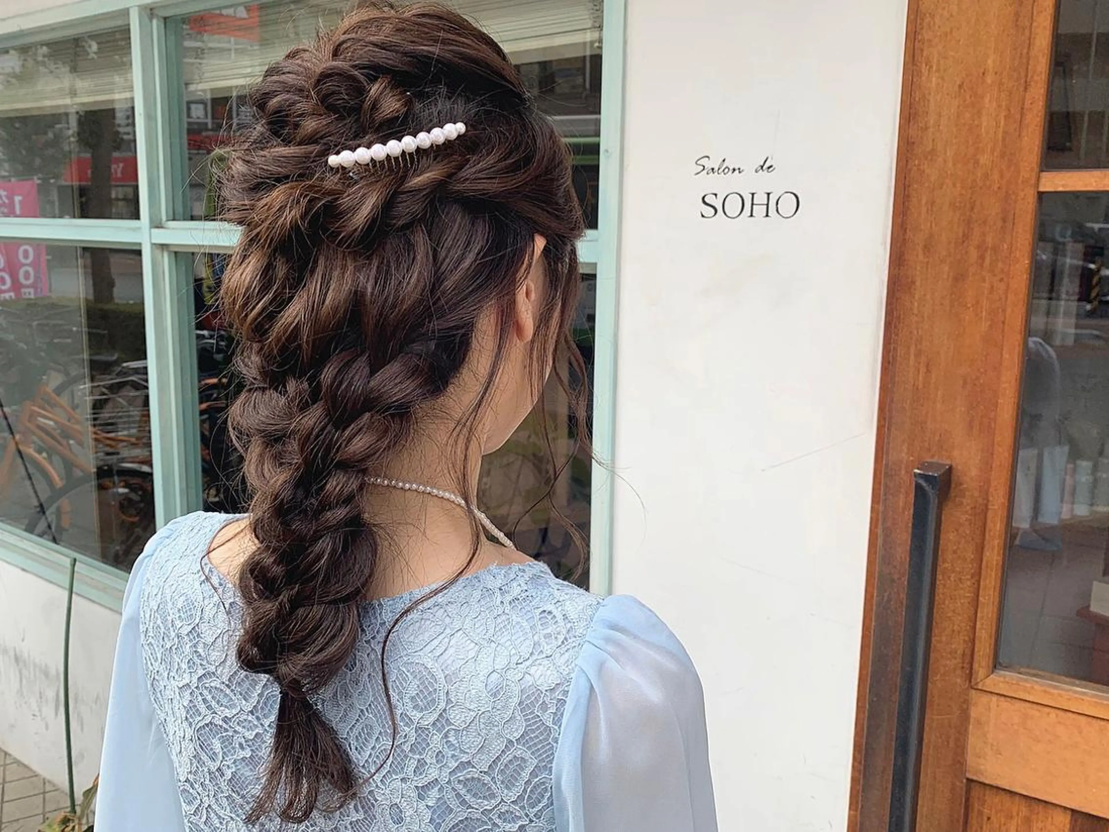 ロング ヘアアレンジ ヘアセット たかいわ みきのヘアスタイル