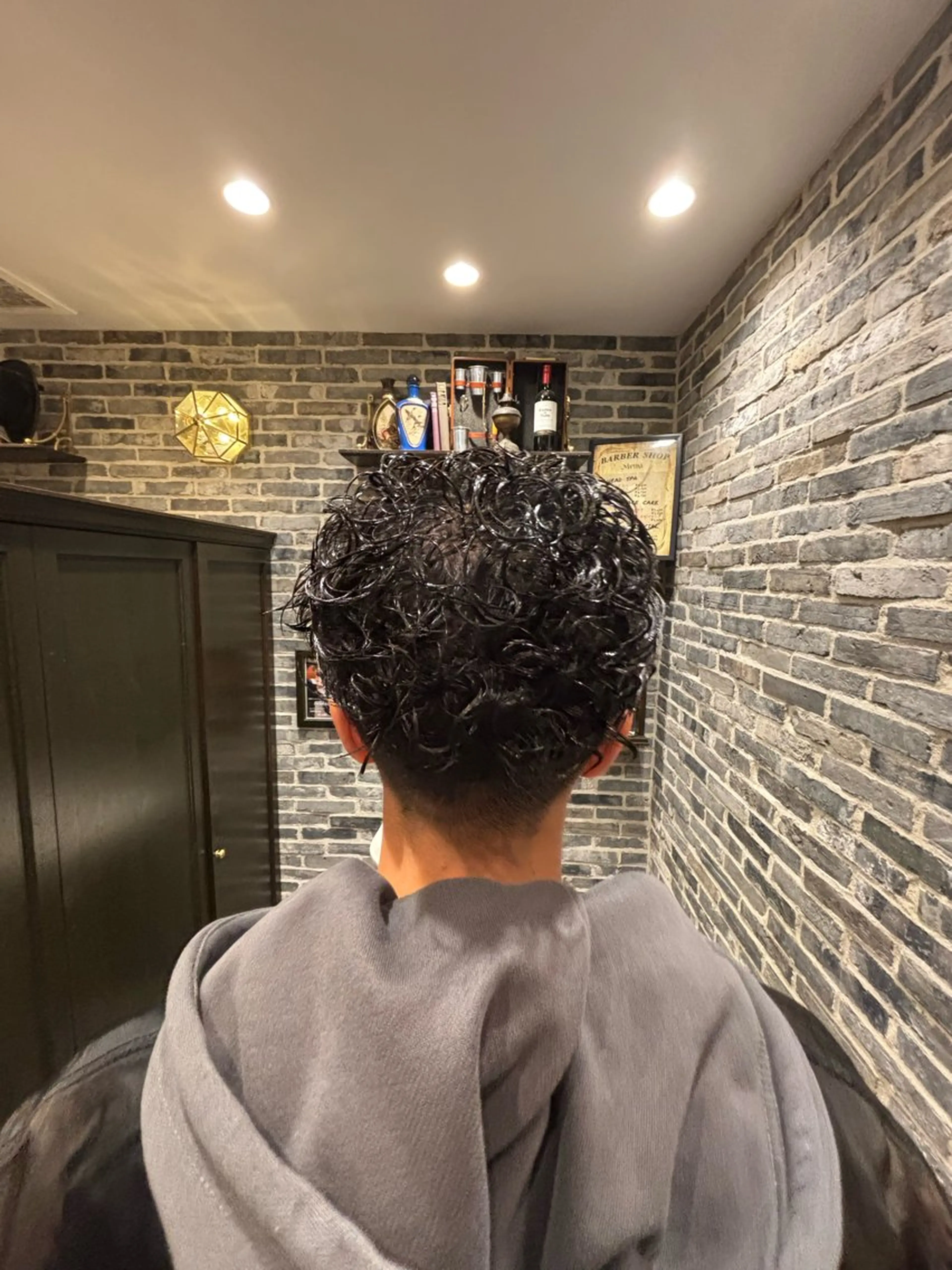 ショート パーマ メンズ millionbucks barbershop 上野店所属・【無料/特殊ヘア/ 上野/バーバー】東山のヘアスタイル