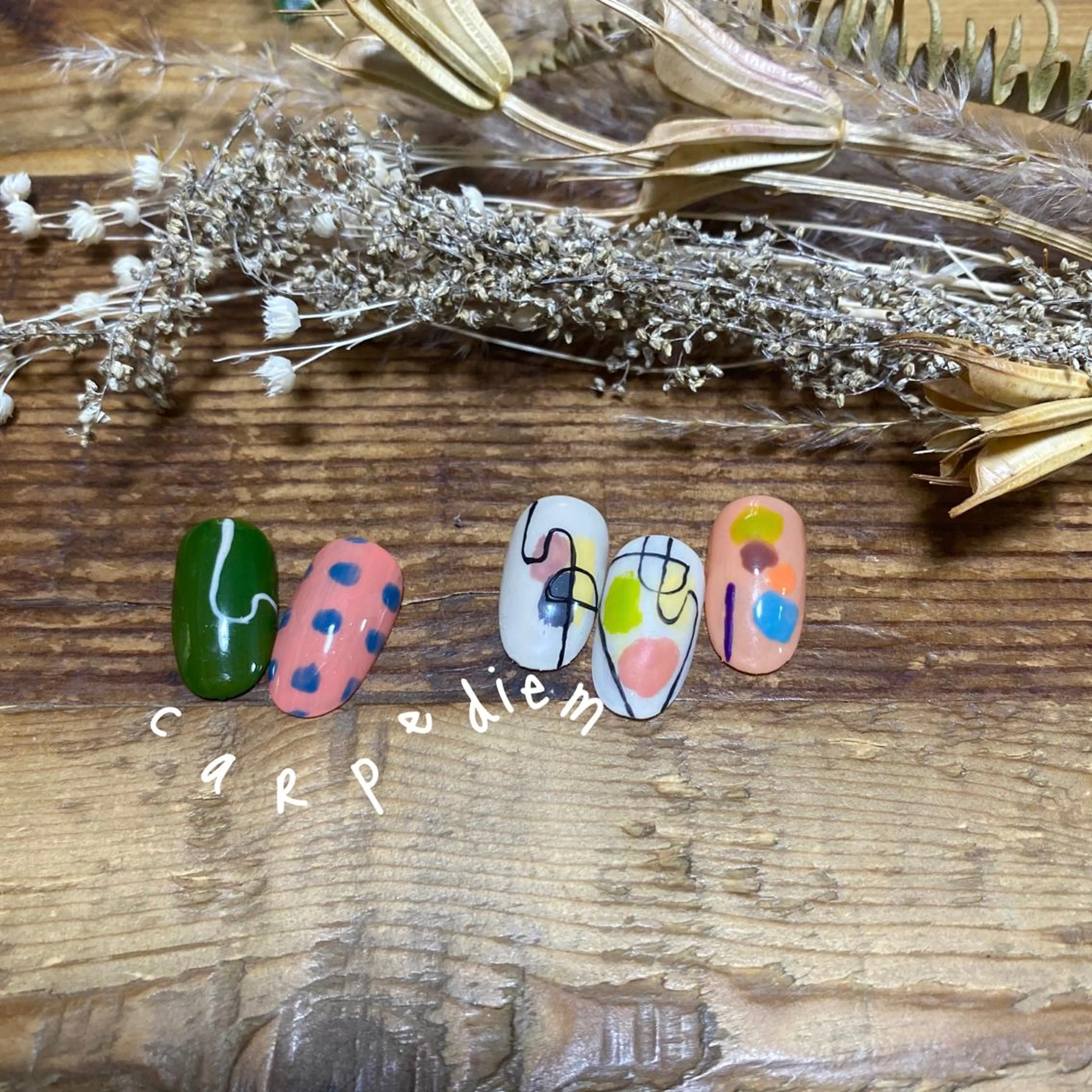 ネイル 城東区ネイルサロン carpediemのネイルデザイン