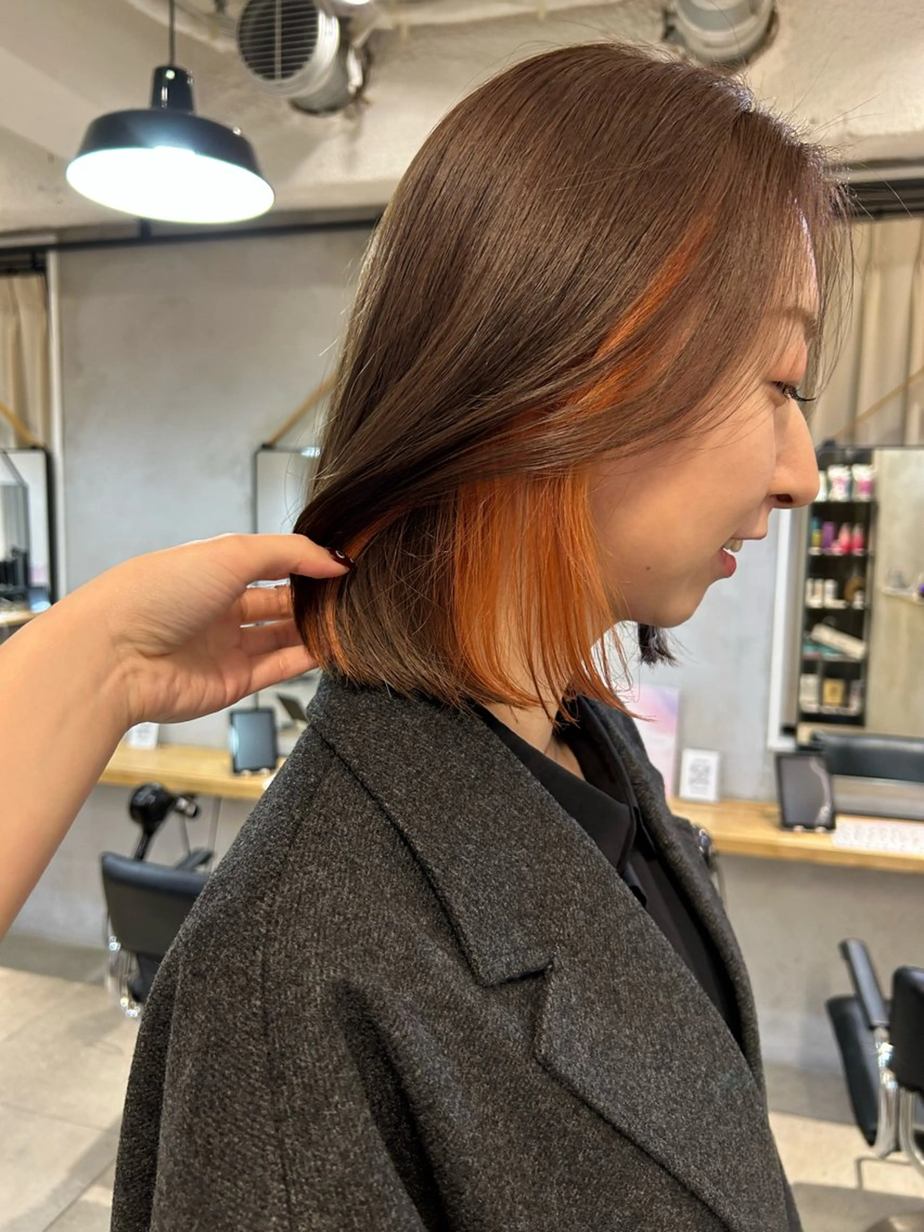 ショート カラー カット ヘアカラー トリートメント じゅわっと暖色カラー 🍊Moemiのヘアスタイル