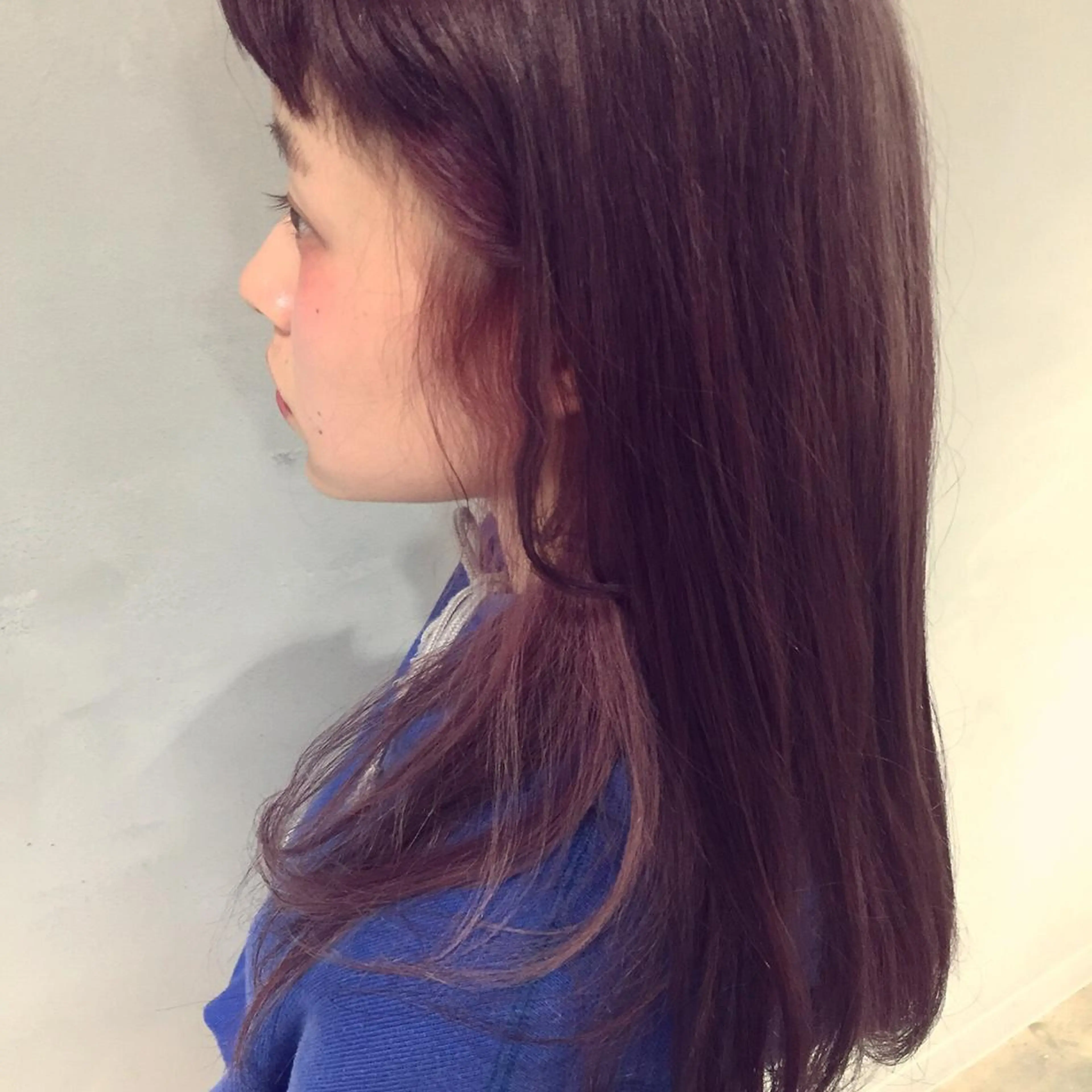 セミロング カラー みつゆ 表参道/原宿のヘアスタイル