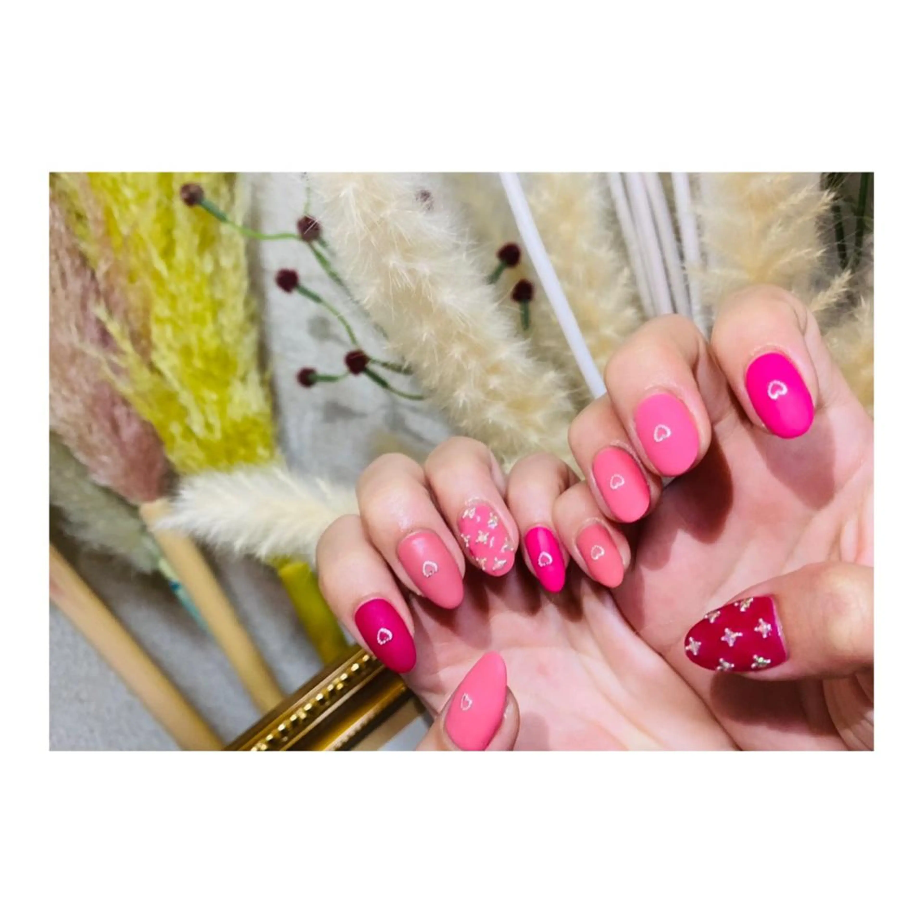 ネイル ハンドネイル M nail 個人サロン𓆉♥︎のネイルデザイン