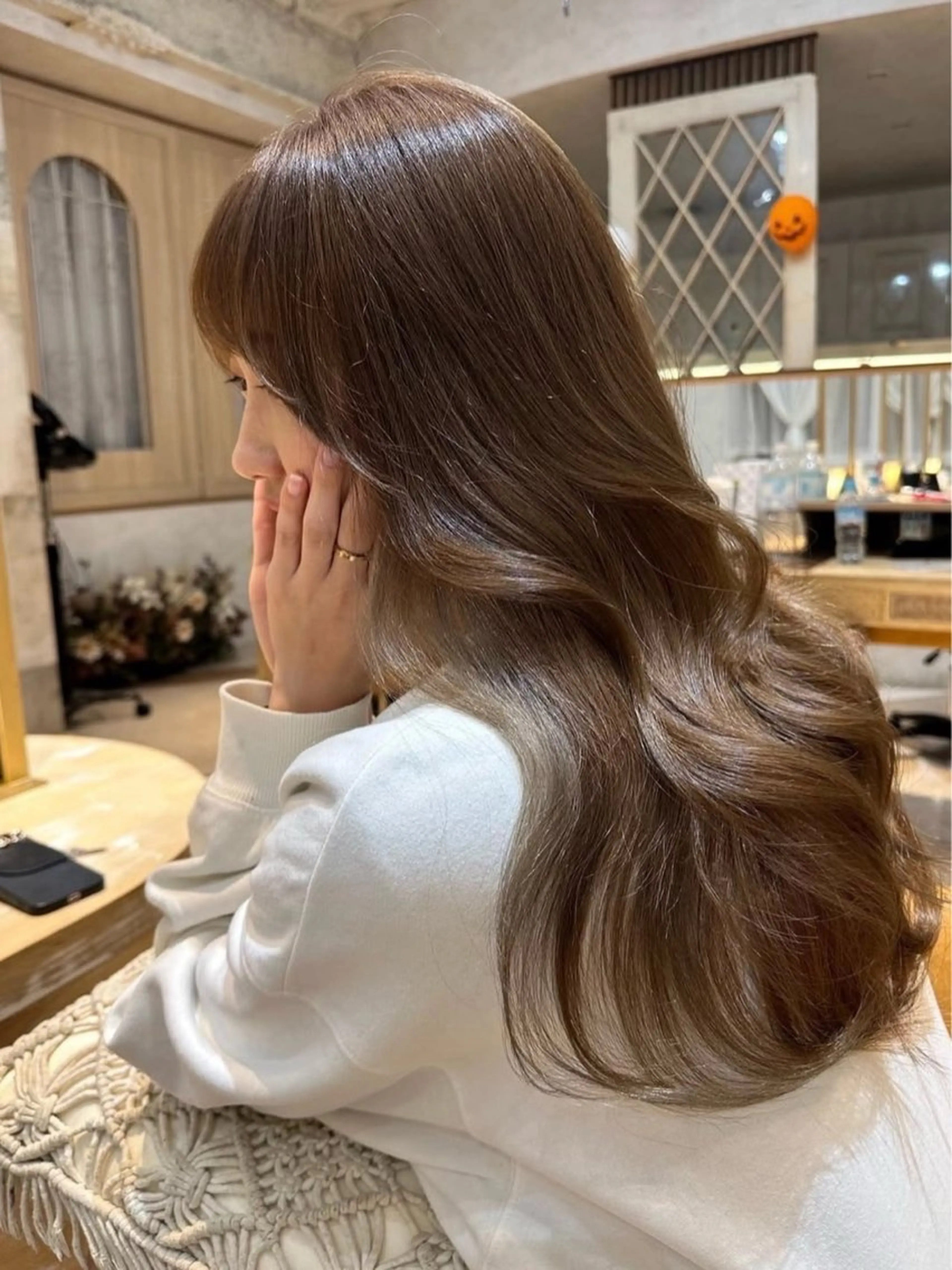 【憧れのうるツヤ髪に✨】透明感カラー＋髪質改善サブリミックの写真