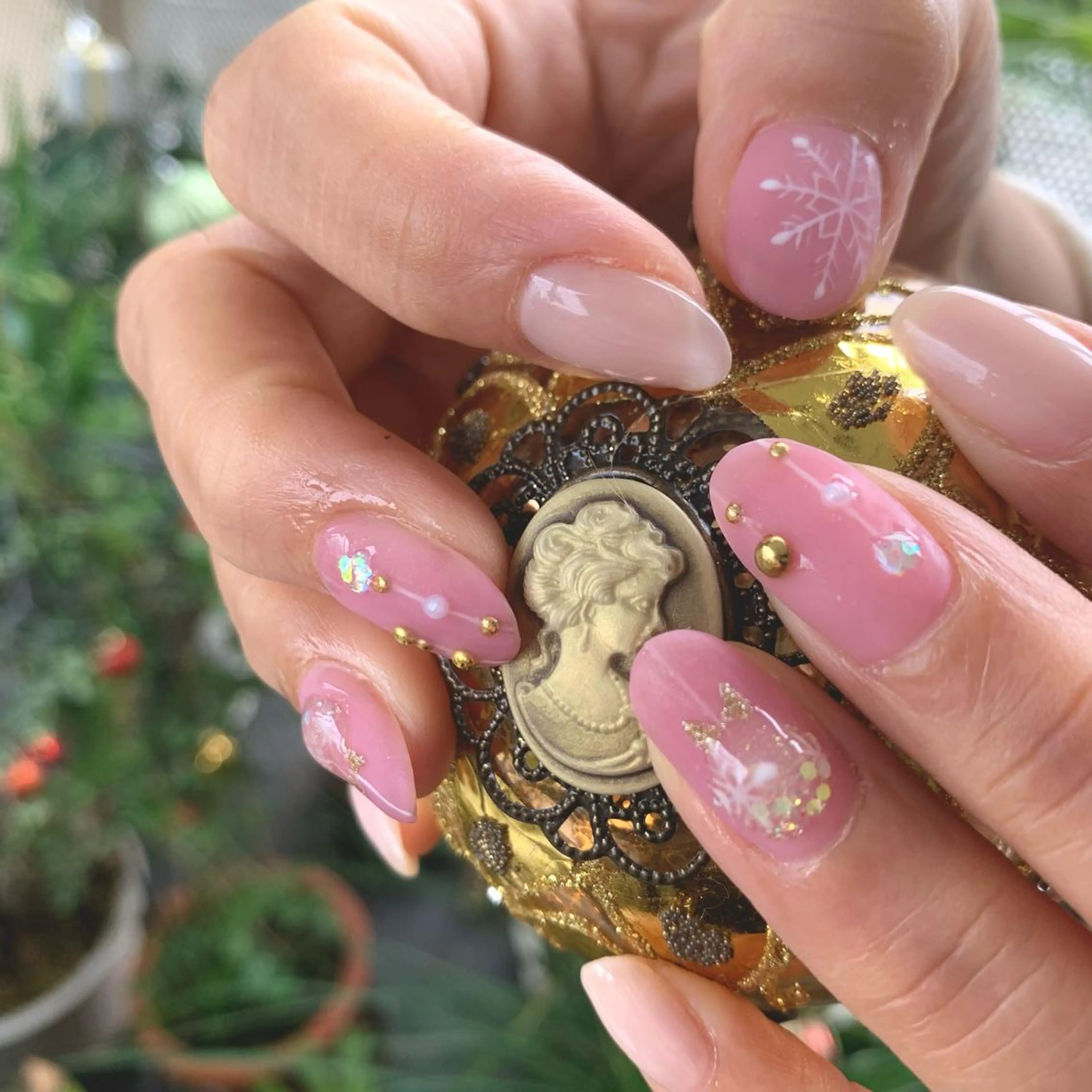 ネイル 岸本 みなみのネイルデザイン