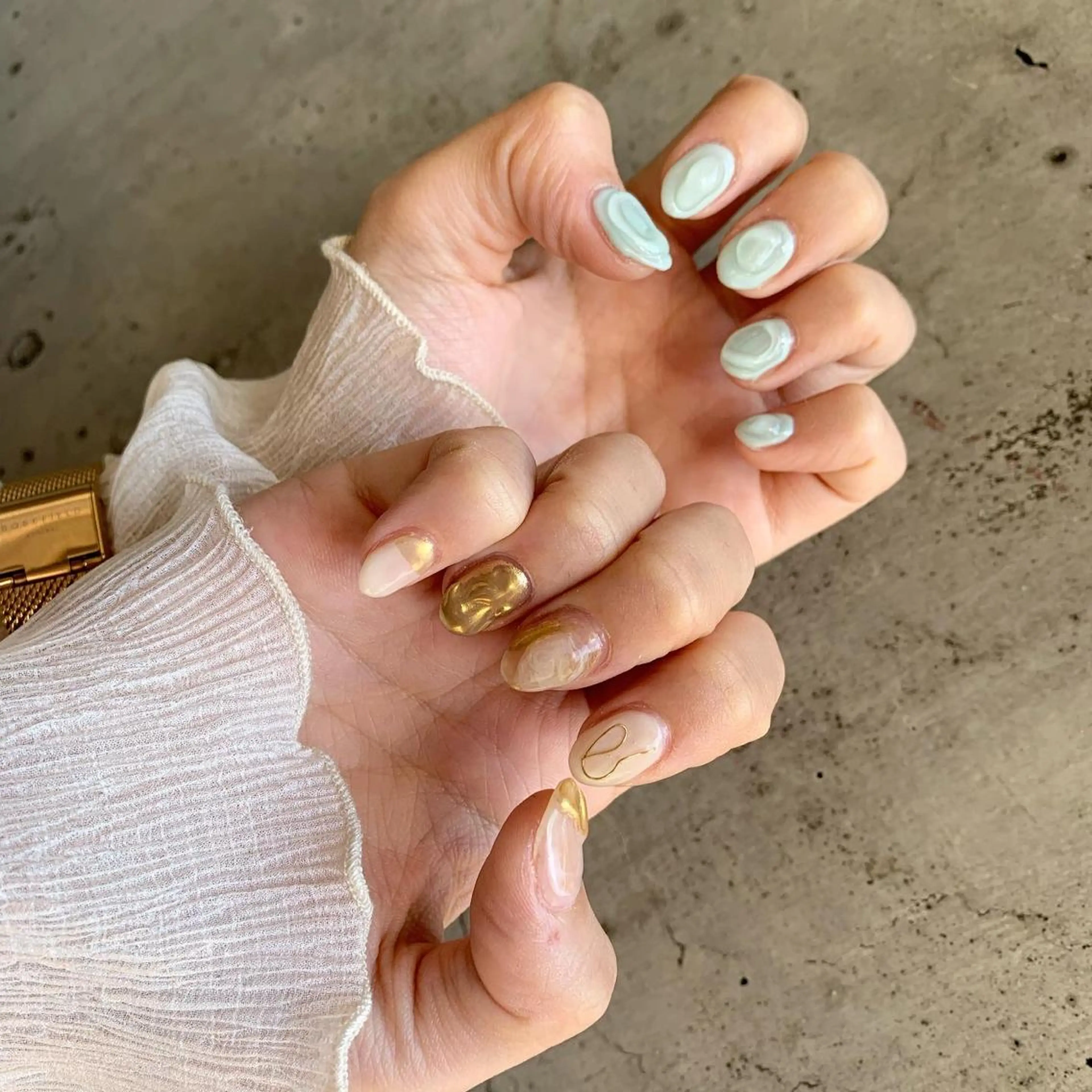 ネイル AOI✩⡱ y2kネイルのネイルデザイン