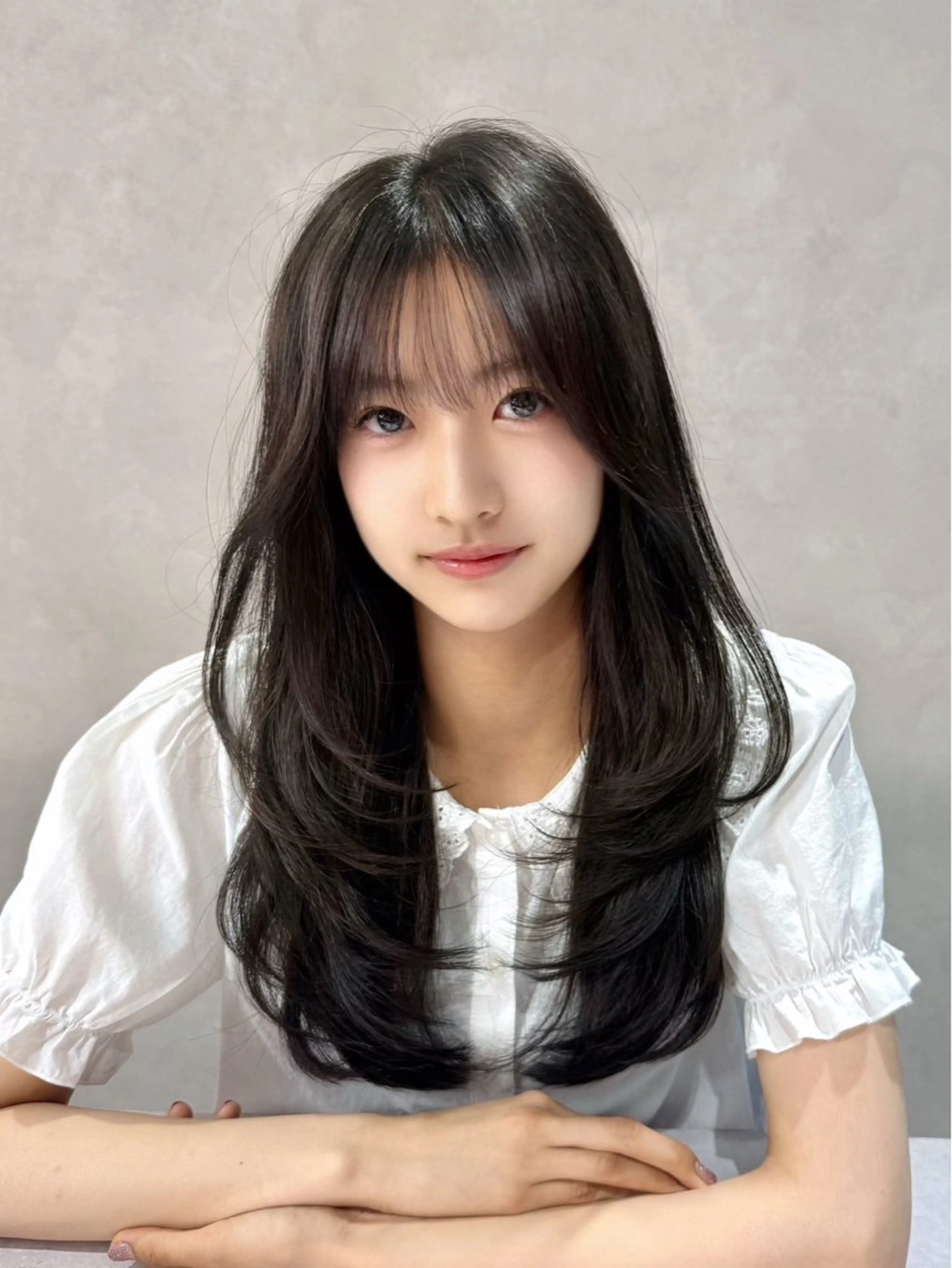 ロング レイヤーカット カット 艶髪カラー特化🧁 RIOのヘアスタイル