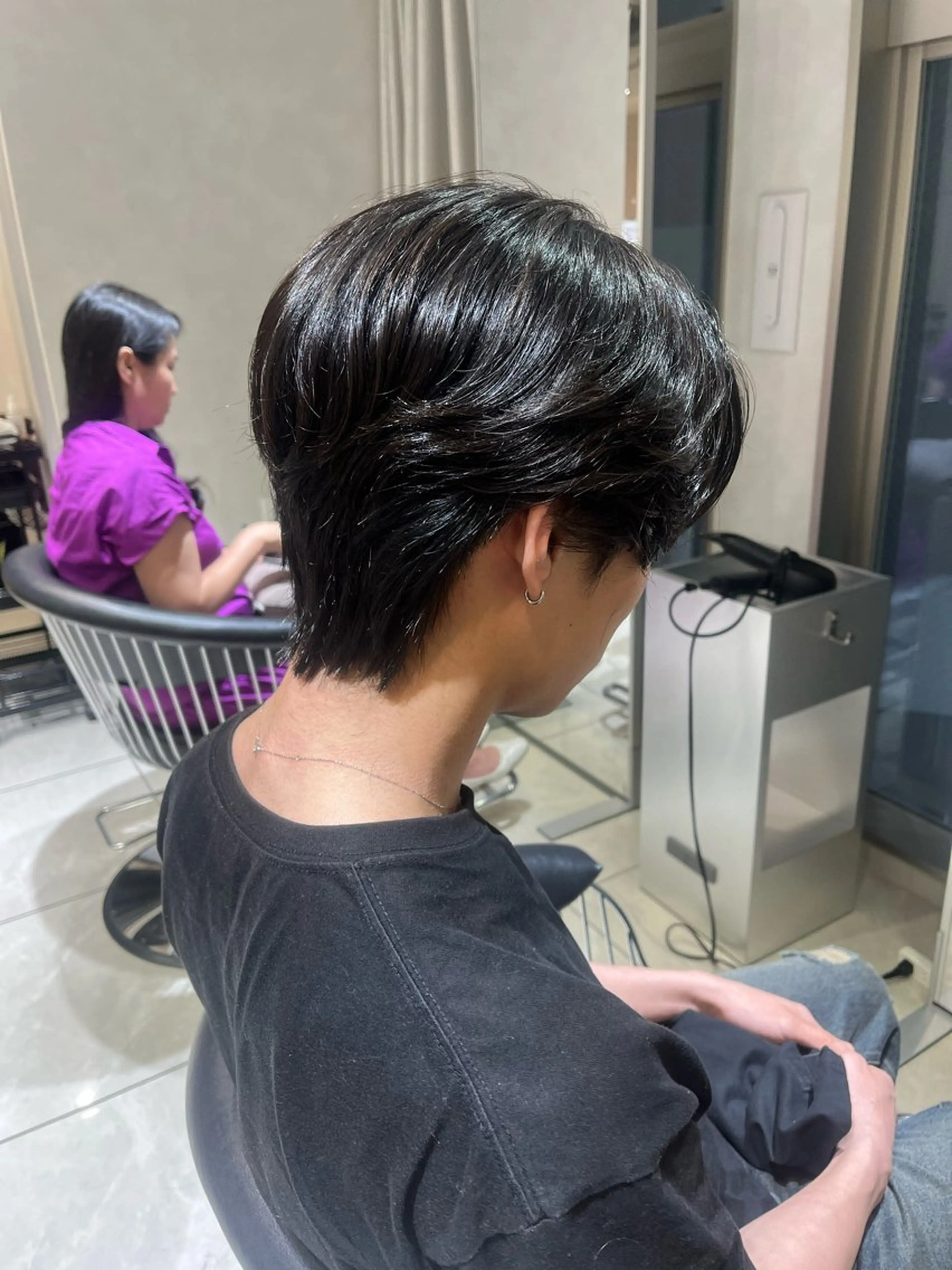 パーマ メンズ カット パーマ メンズセンターパート 🇰🇷wakanaのヘアスタイル