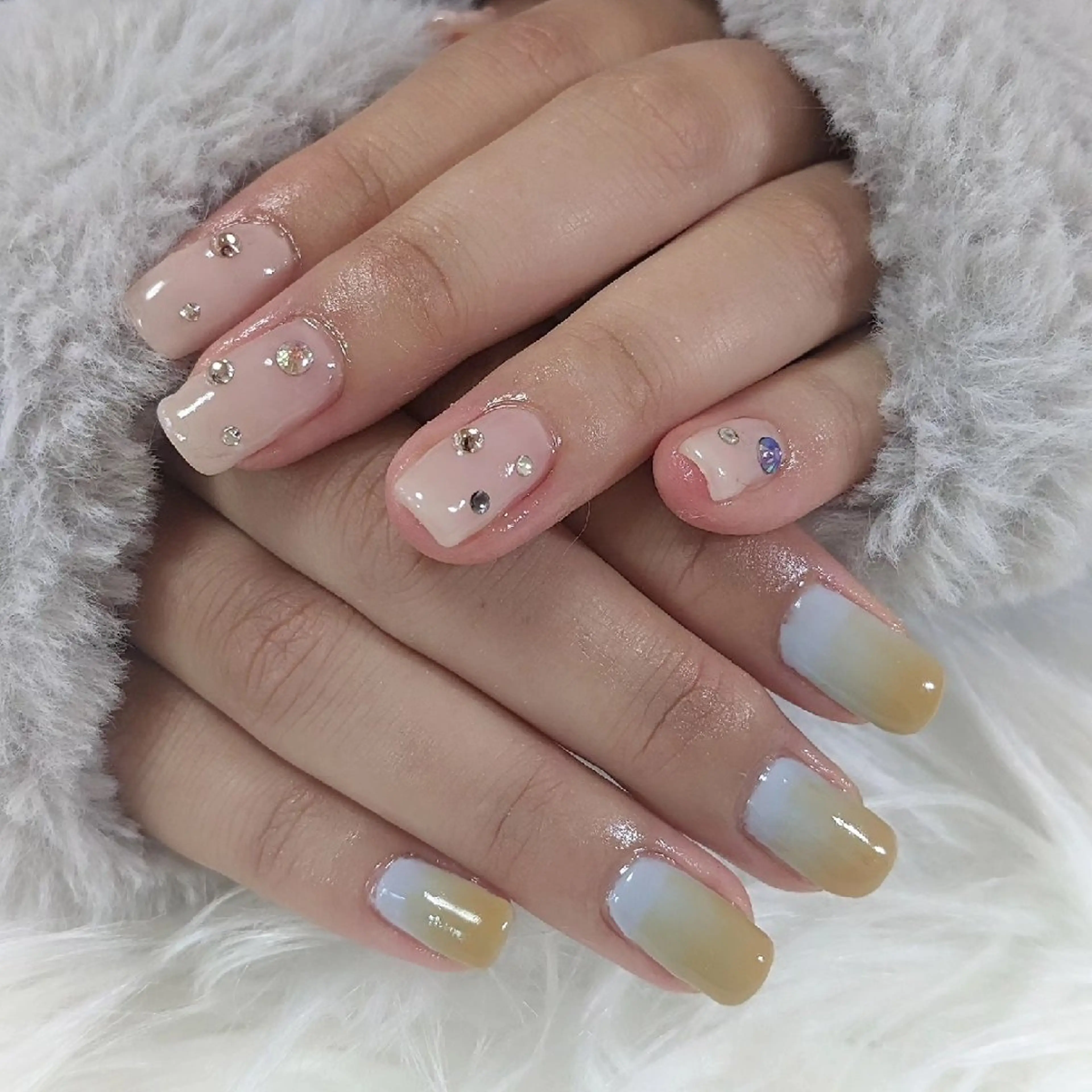 ネイル マグネットネイル 冬ネイル m&pPrivate nailsalonのネイルデザイン